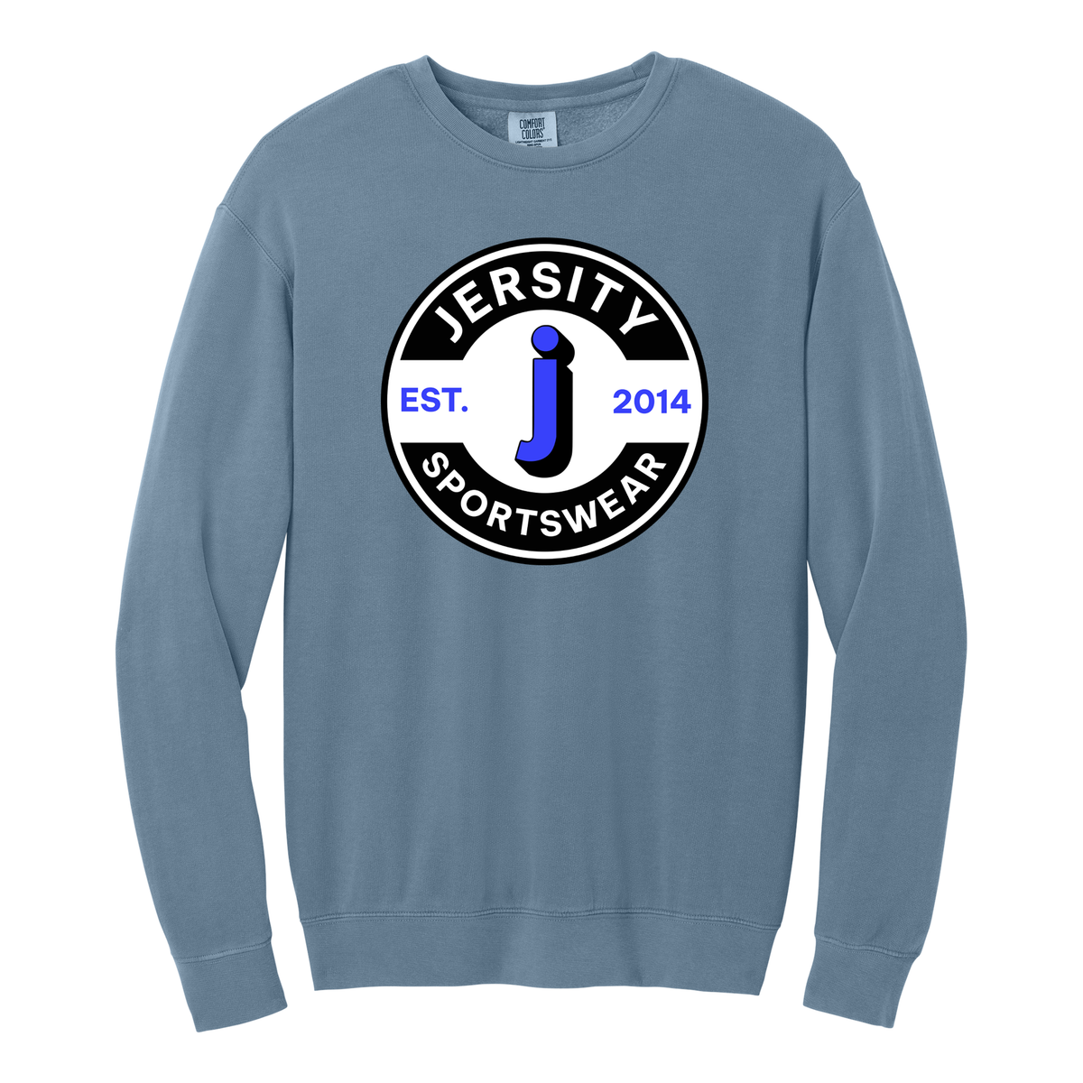 Jersity circle - Comfort Colors Lightweight Crewneck Sweatshirt