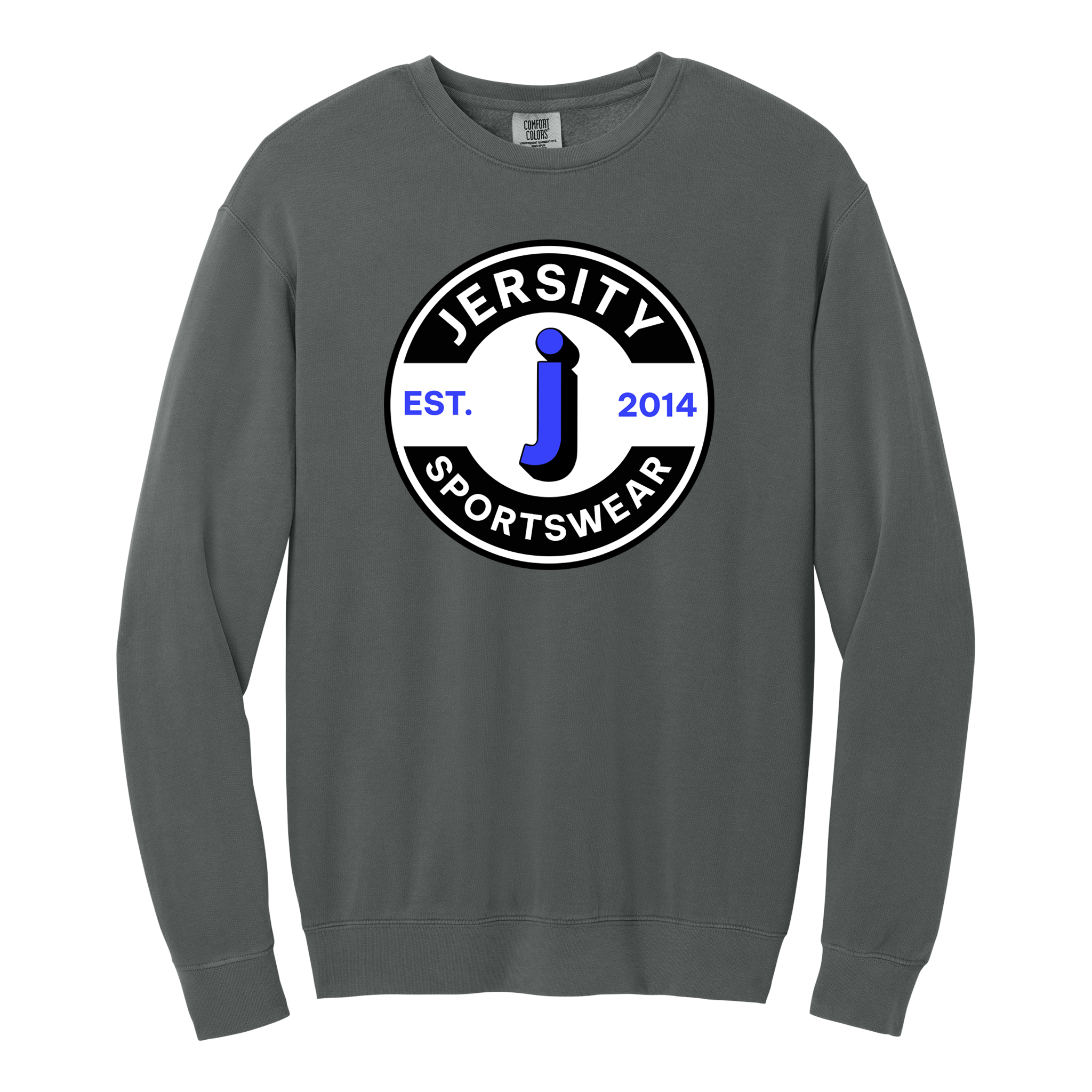 Jersity circle - Comfort Colors Lightweight Crewneck Sweatshirt