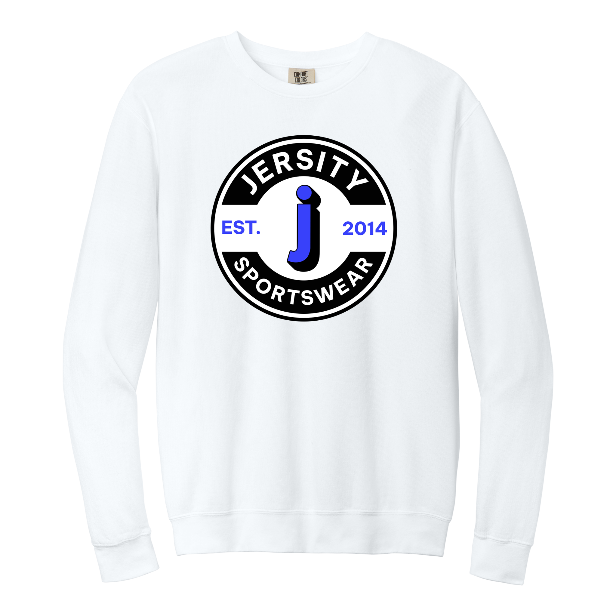Jersity circle - Comfort Colors Lightweight Crewneck Sweatshirt