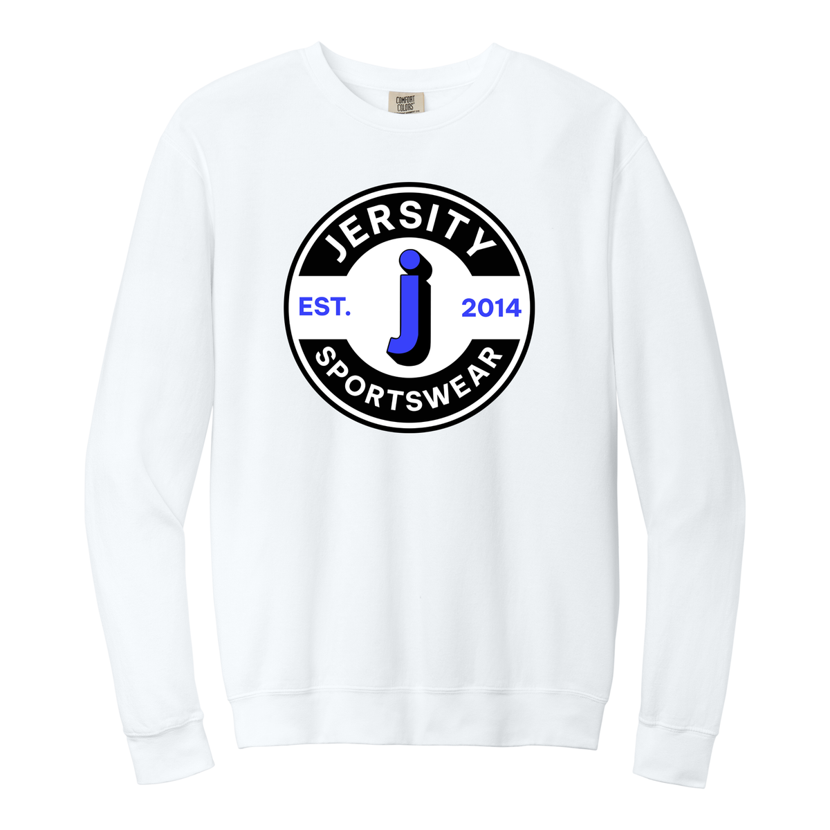Jersity circle - Comfort Colors Lightweight Crewneck Sweatshirt