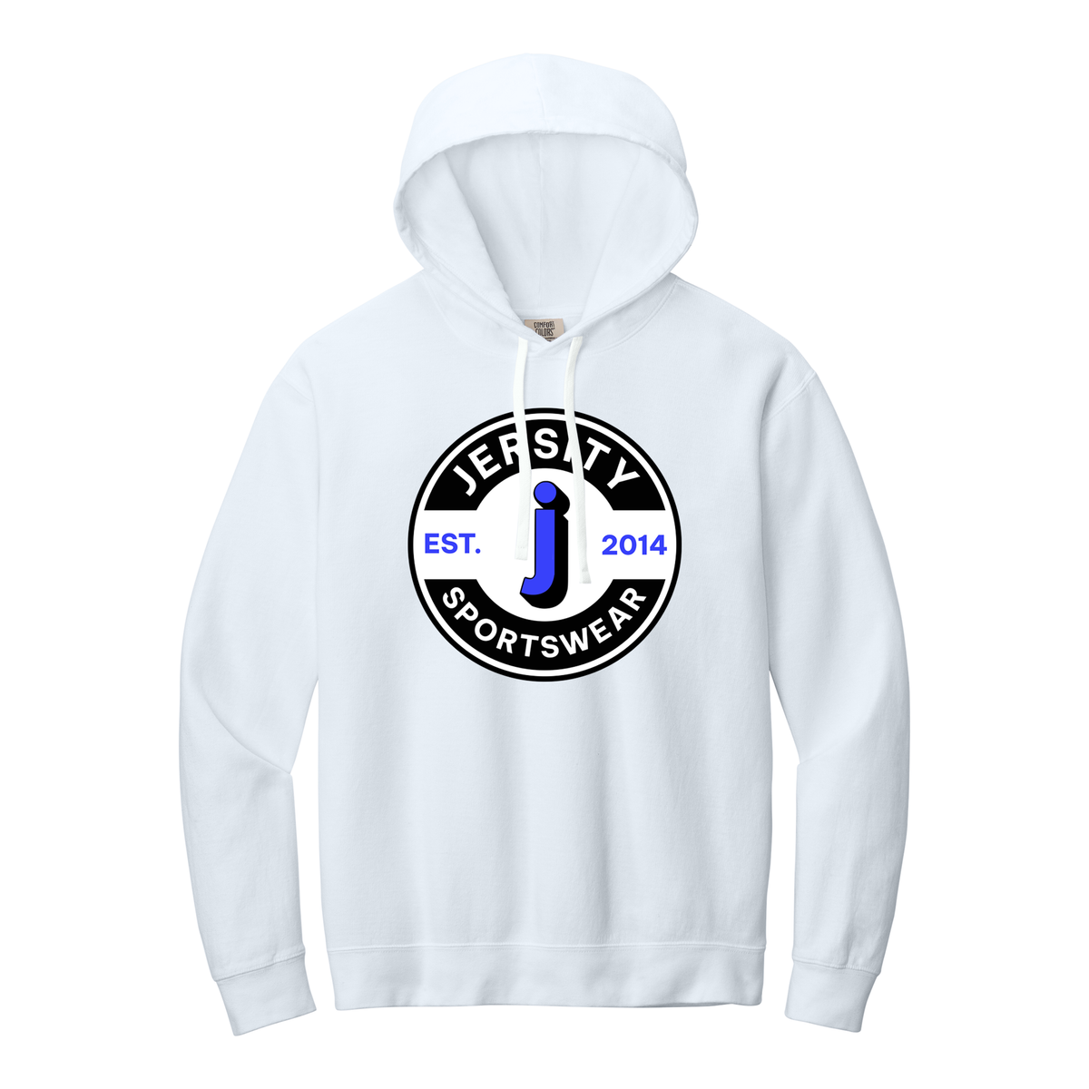 Jersity circle - Comfort Colors Lightweight Hooded Sweatshirt