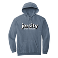 Jersity Wordmark - Comfort Colors Ring Spun Hooded Sweatshirt