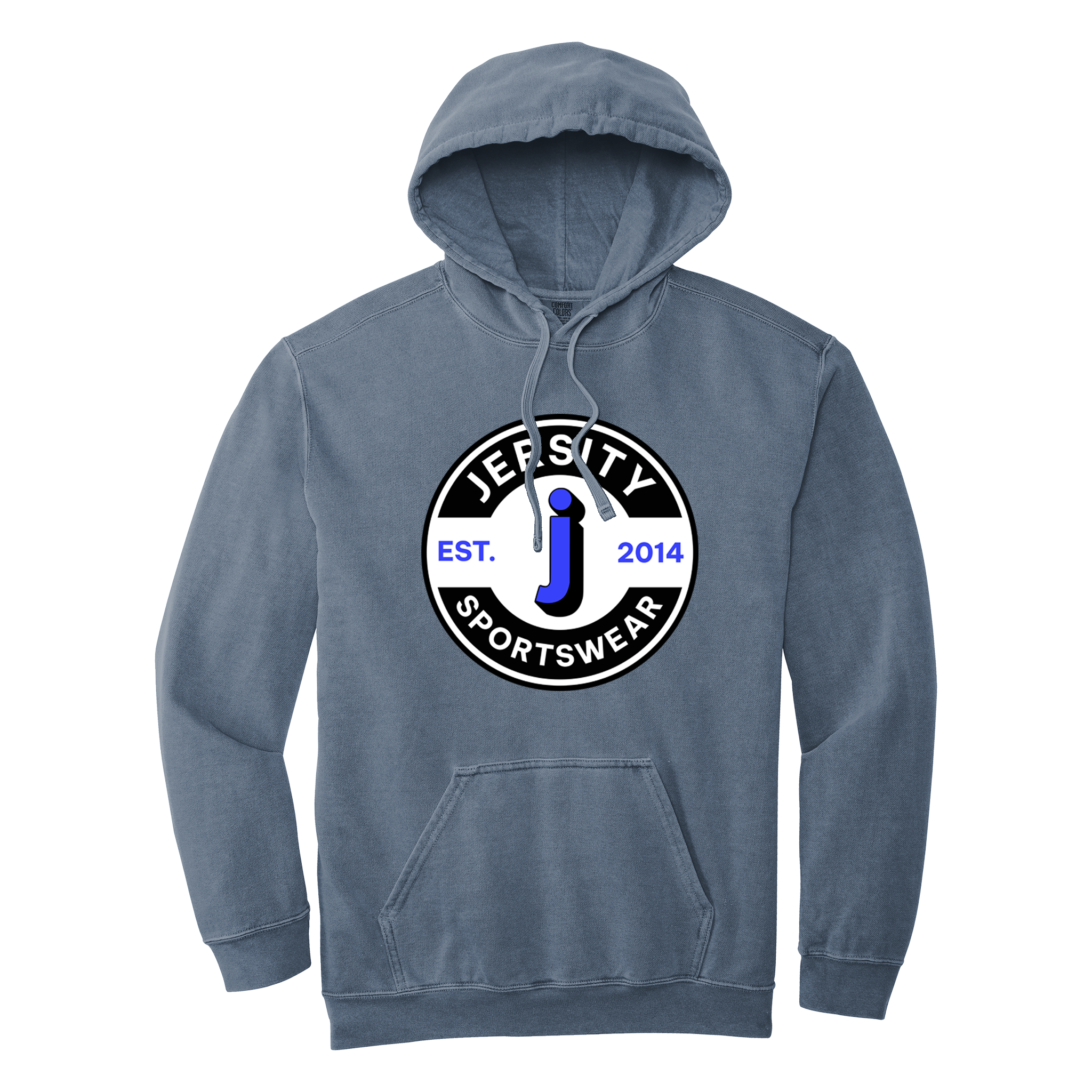 Jersity circle - Comfort Colors Ring Spun Hooded Sweatshirt