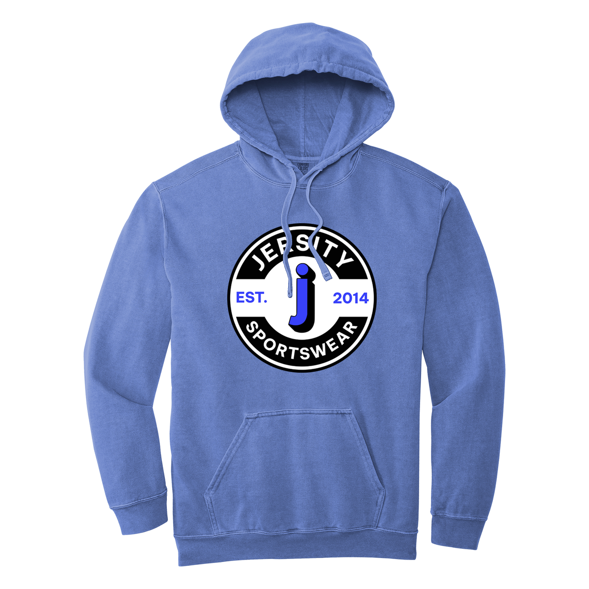 Jersity circle - Comfort Colors Ring Spun Hooded Sweatshirt