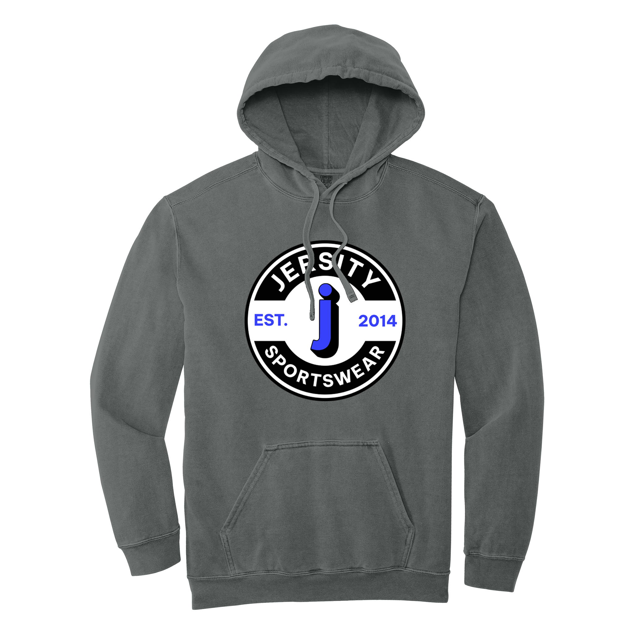 Jersity circle - Comfort Colors Ring Spun Hooded Sweatshirt