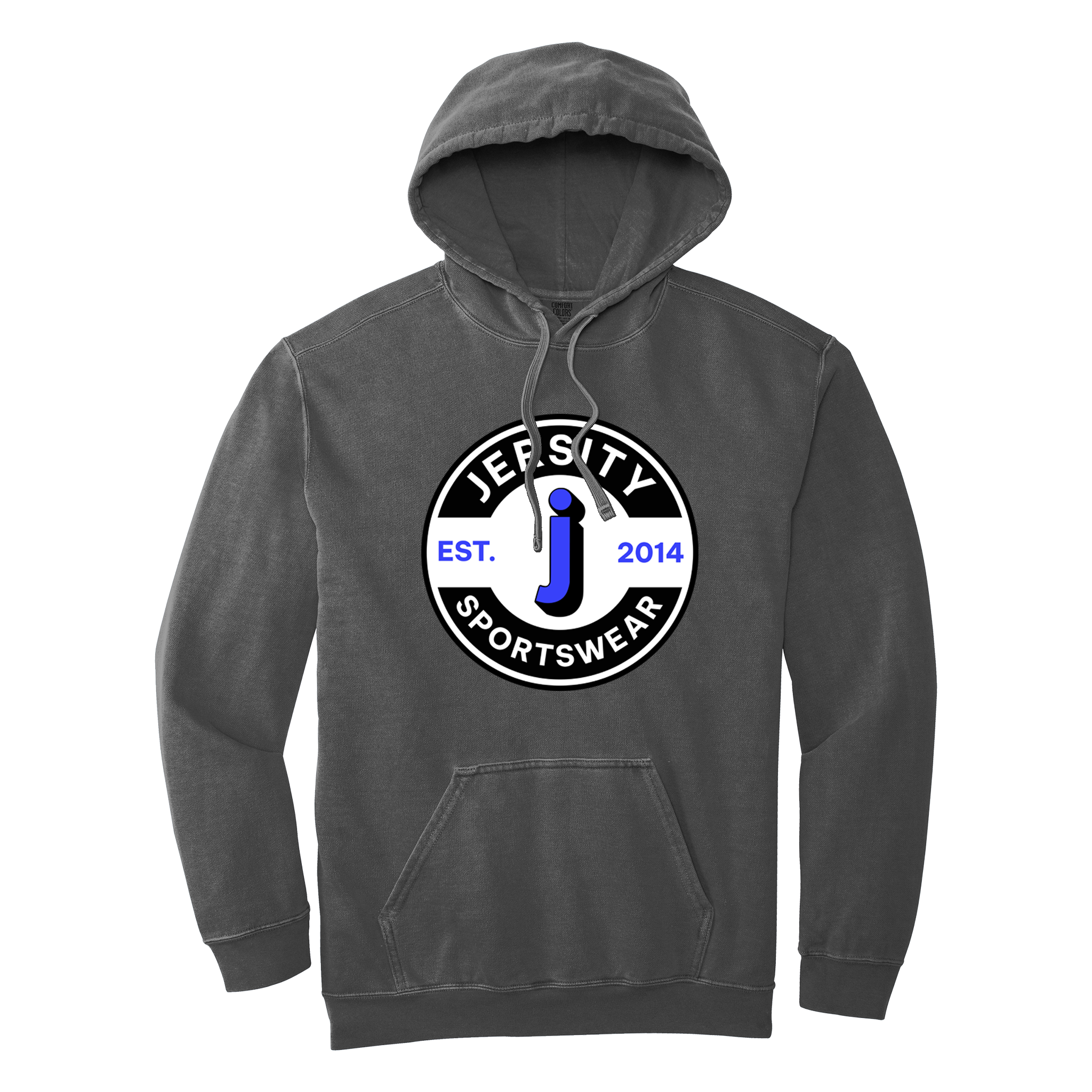 Jersity circle - Comfort Colors Ring Spun Hooded Sweatshirt