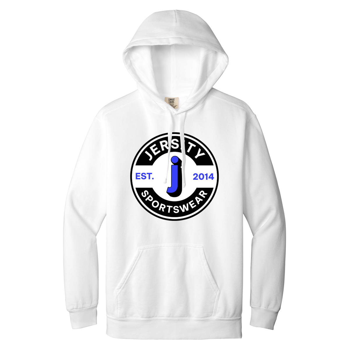 Jersity circle - Comfort Colors Ring Spun Hooded Sweatshirt