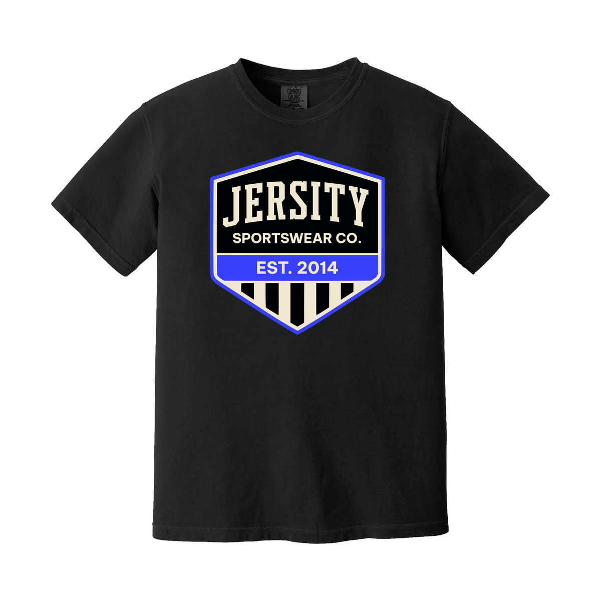 Jersity Vintage Shield - Comfort Colors Heavyweight Ring Spun Tee