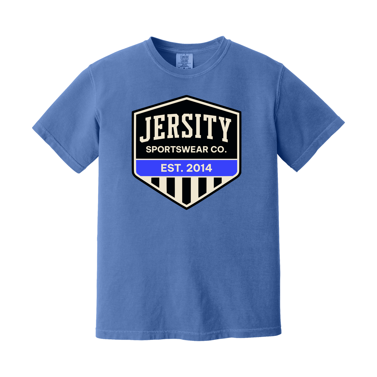 Jersity Vintage Shield - Comfort Colors Heavyweight Ring Spun Tee