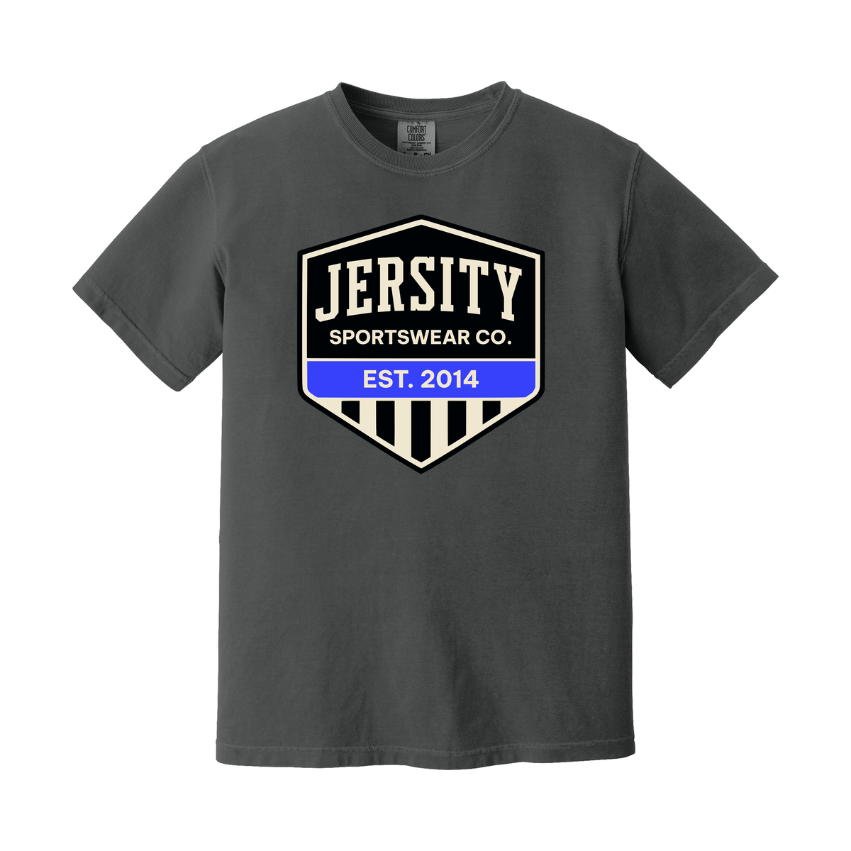 Jersity Vintage Shield - Comfort Colors Heavyweight Ring Spun Tee
