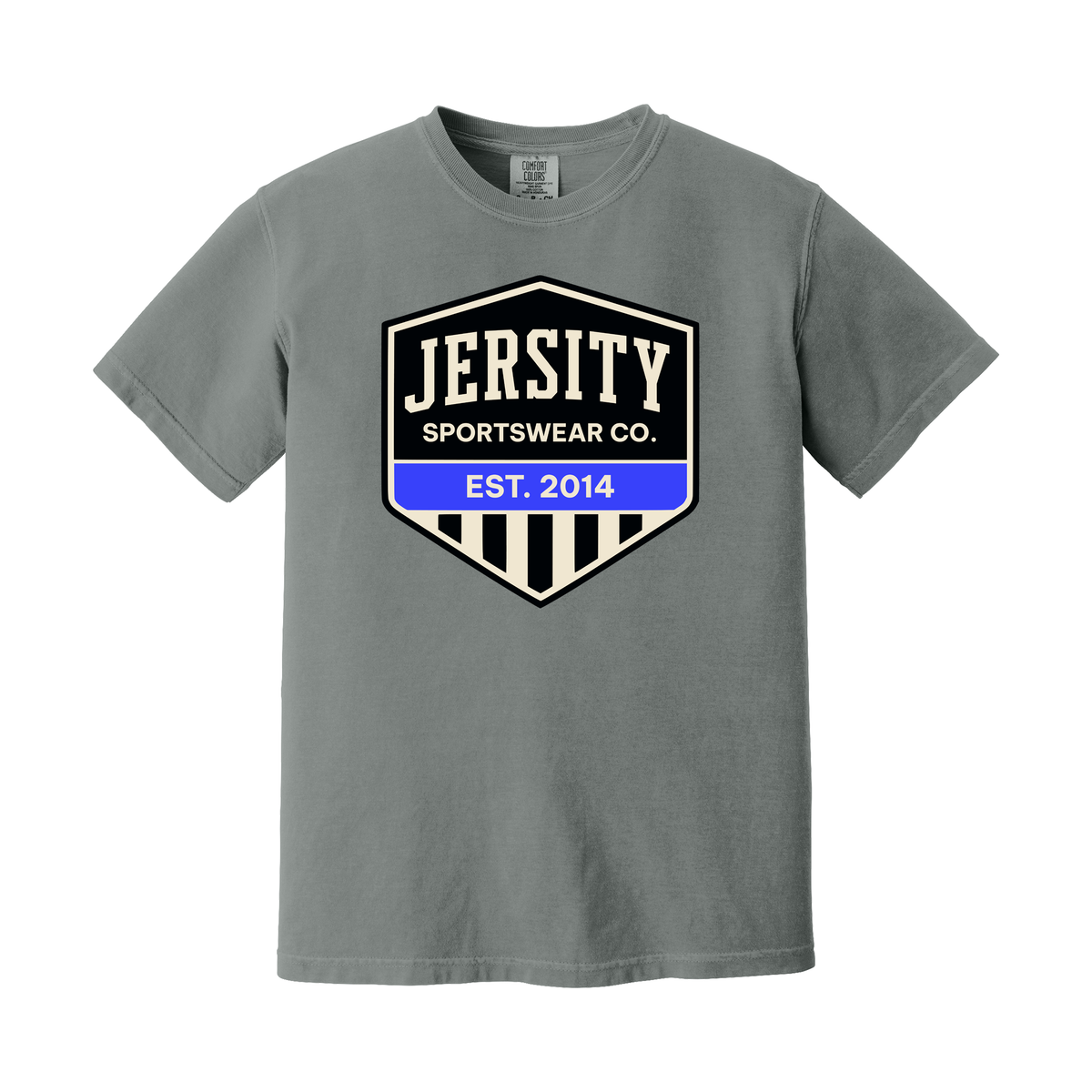Jersity Vintage Shield - Comfort Colors Heavyweight Ring Spun Tee
