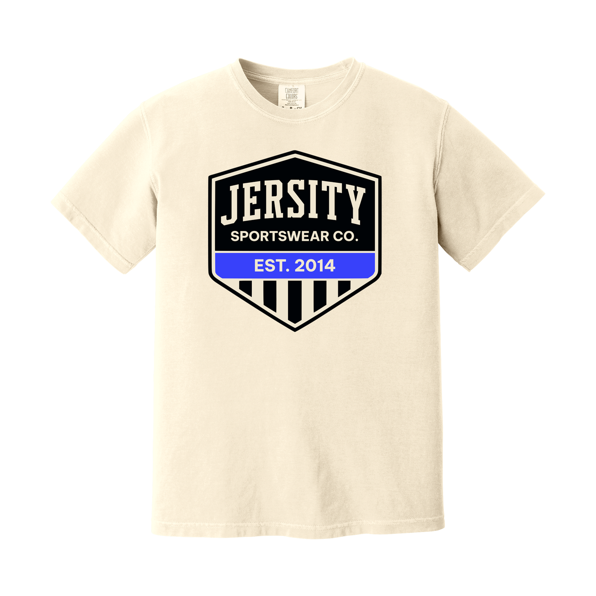 Jersity Vintage Shield - Comfort Colors Heavyweight Ring Spun Tee