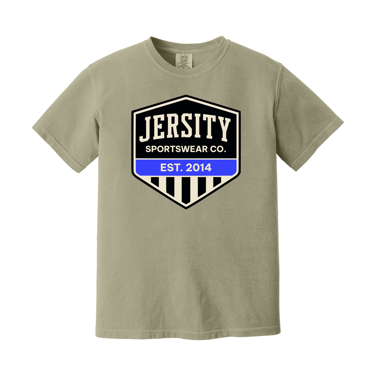 Jersity Vintage Shield - Comfort Colors Heavyweight Ring Spun Tee