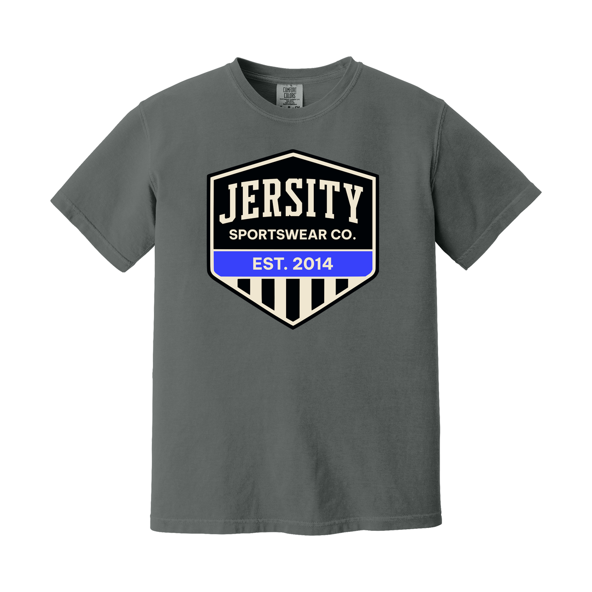 Jersity Vintage Shield - Comfort Colors Heavyweight Ring Spun Tee