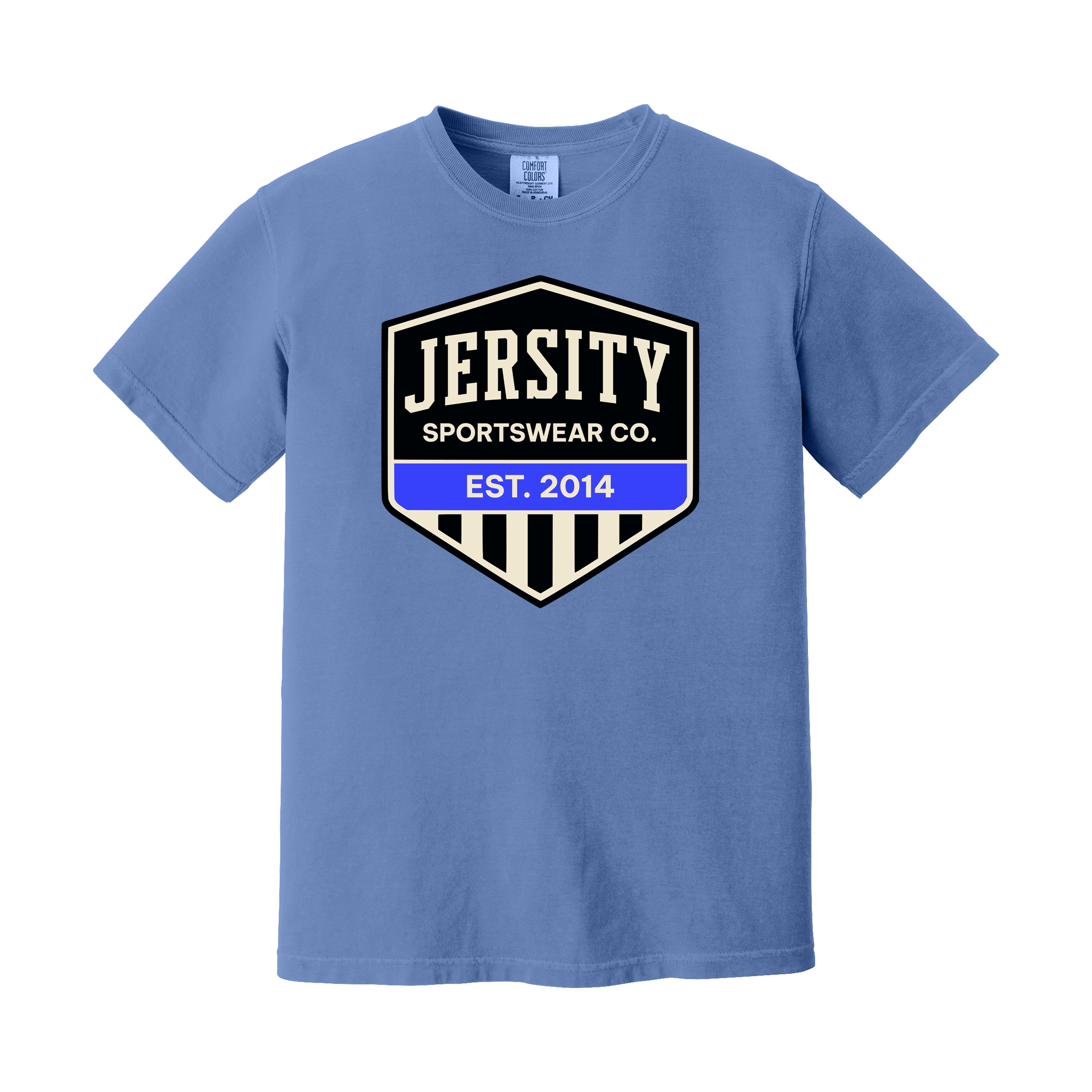 Jersity Vintage Shield - Comfort Colors Heavyweight Ring Spun Tee