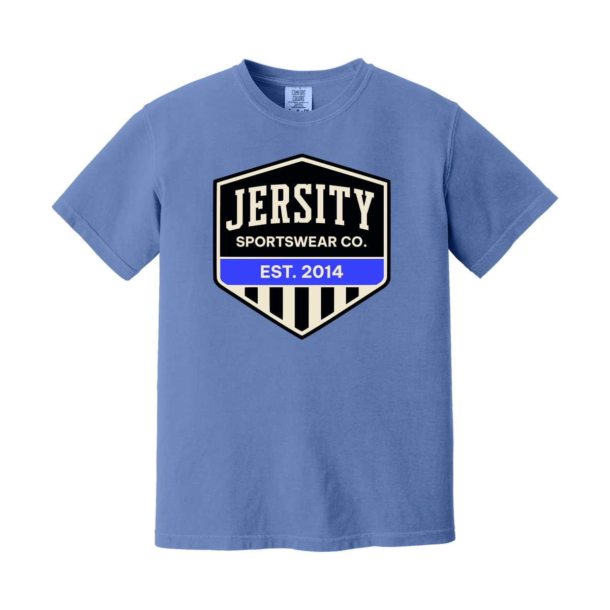 Jersity Vintage Shield - Comfort Colors Heavyweight Ring Spun Tee
