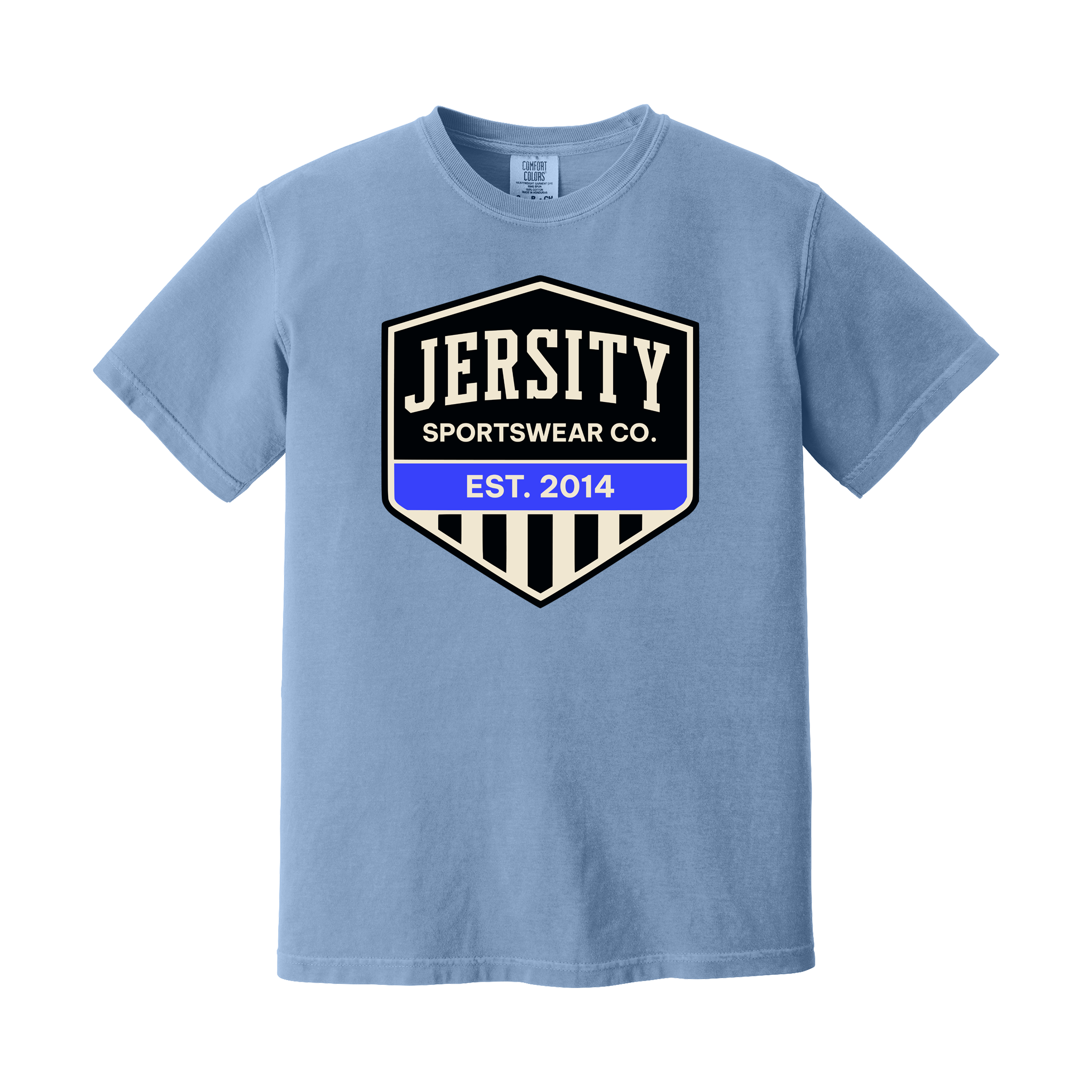 Jersity Vintage Shield - Comfort Colors Heavyweight Ring Spun Tee