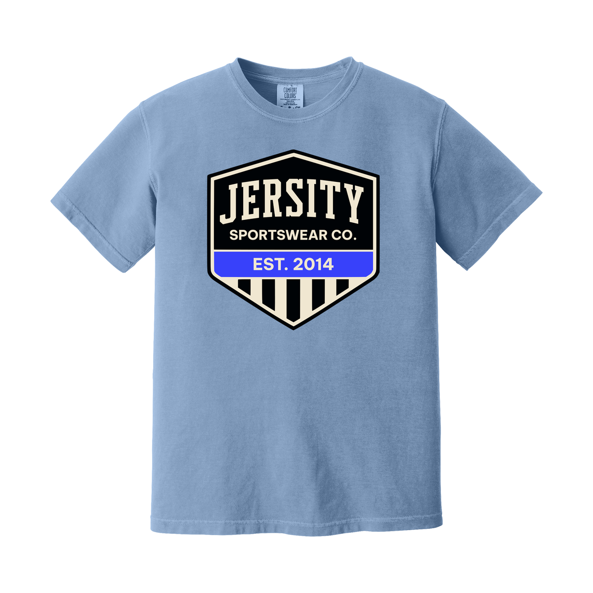 Jersity Vintage Shield - Comfort Colors Heavyweight Ring Spun Tee