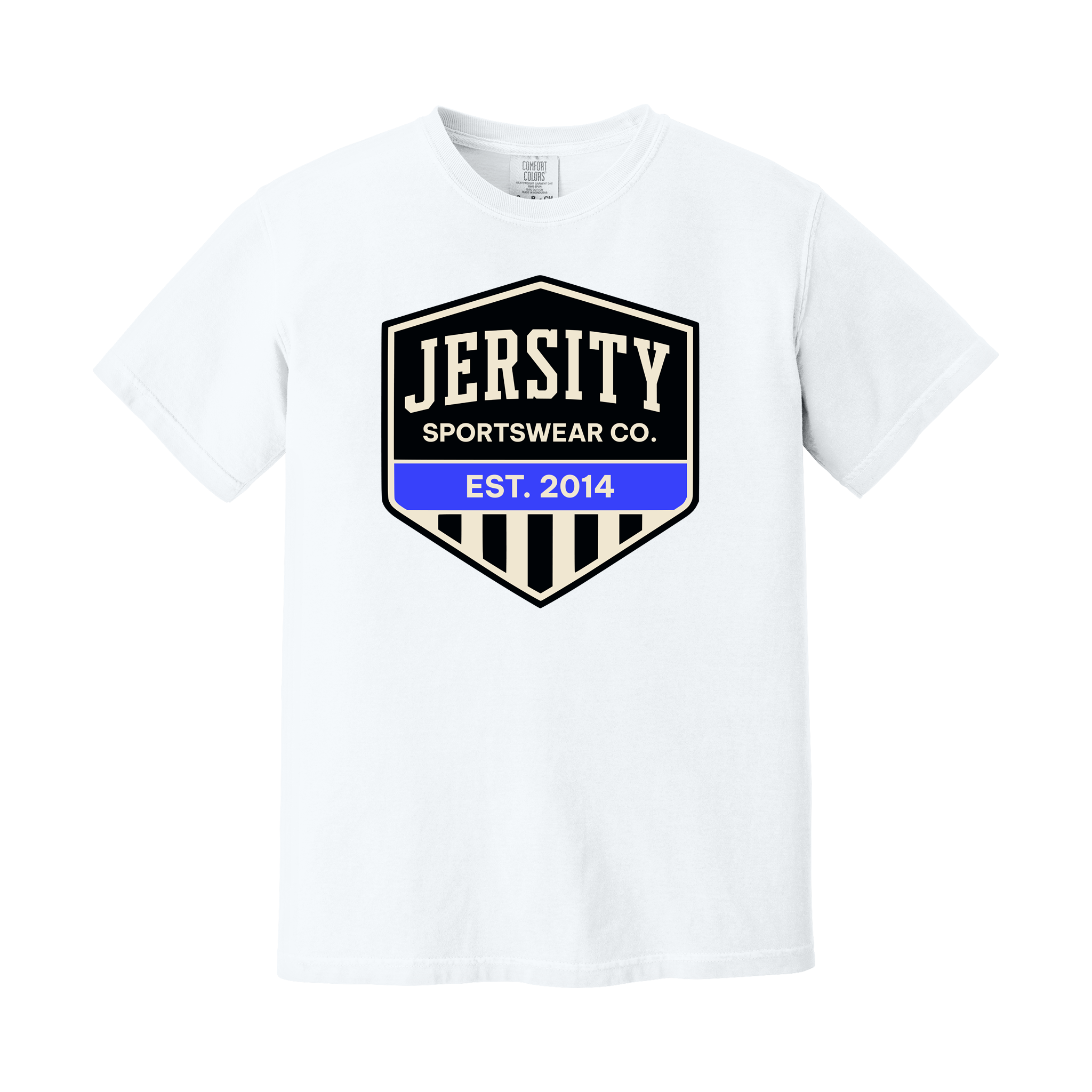 Jersity Vintage Shield - Comfort Colors Heavyweight Ring Spun Tee