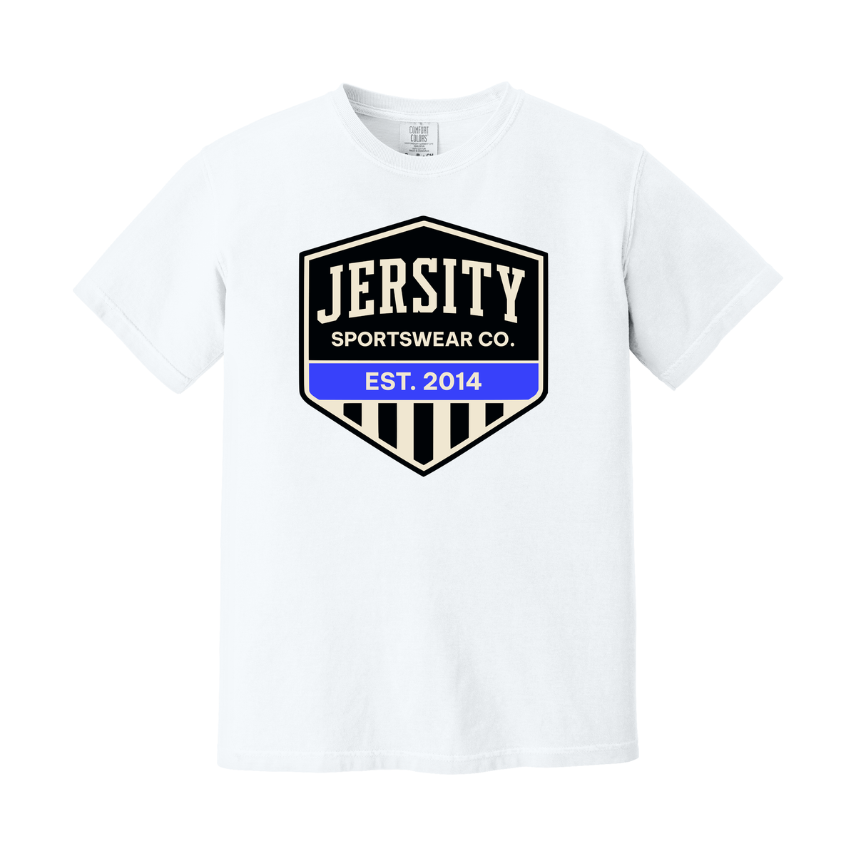 Jersity Vintage Shield - Comfort Colors Heavyweight Ring Spun Tee
