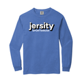 Jersity Wordmark - Comfort Colors Heavyweight Ring Spun Long Sleeve Tee
