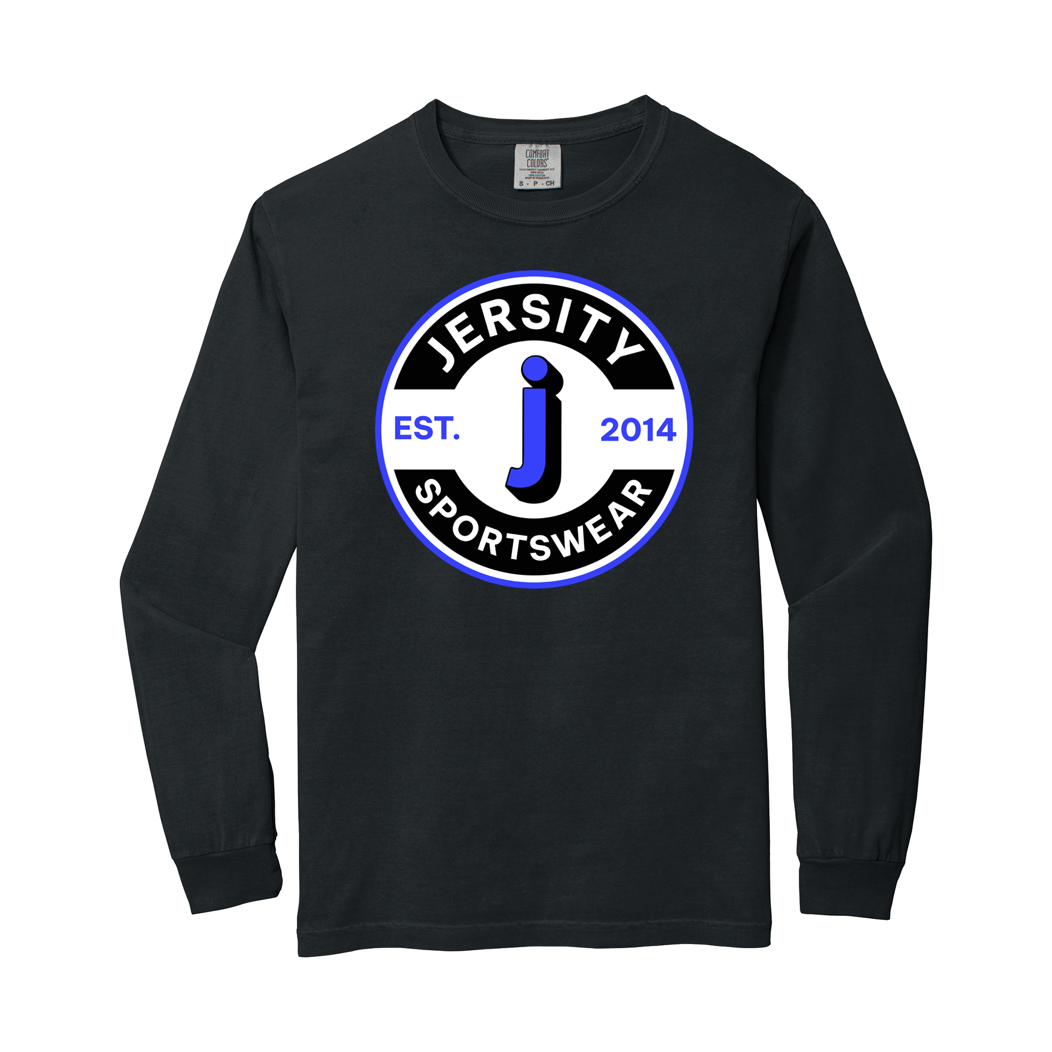 Jersity circle - Comfort Colors Heavyweight Ring Spun Long Sleeve Tee