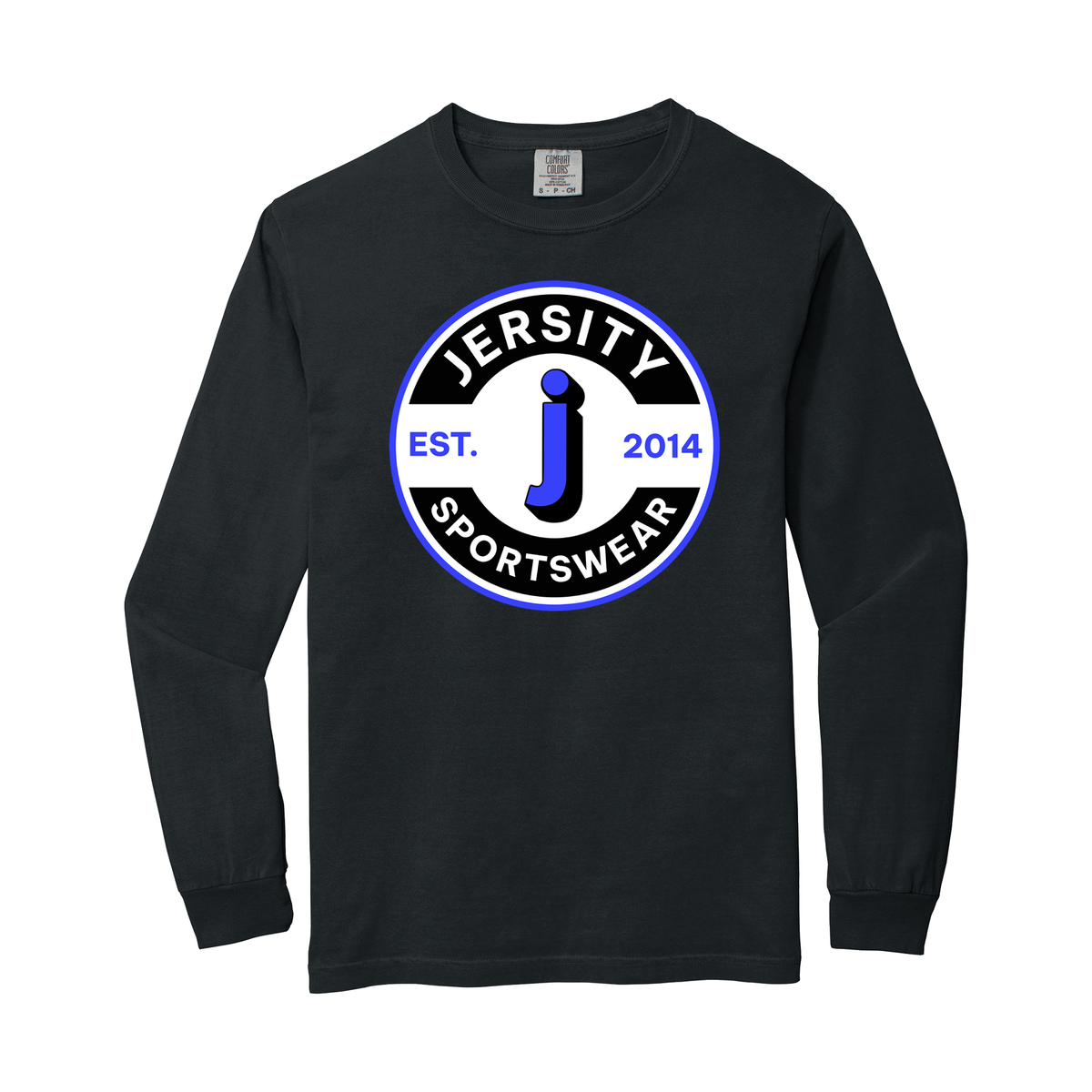 Jersity circle - Comfort Colors Heavyweight Ring Spun Long Sleeve Tee