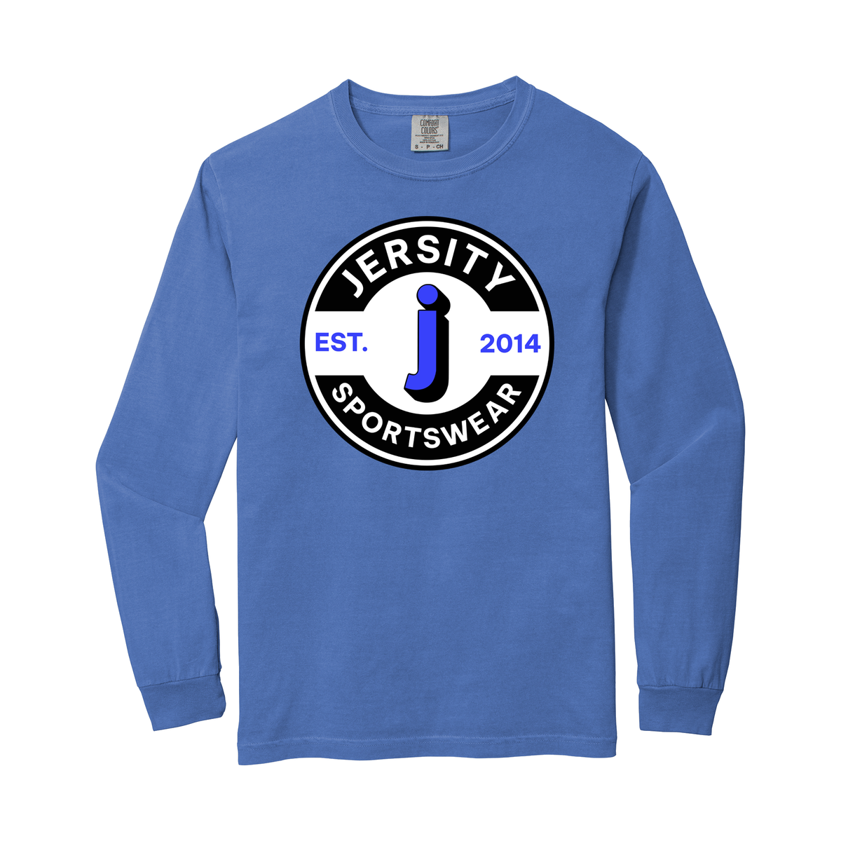 Jersity circle - Comfort Colors Heavyweight Ring Spun Long Sleeve Tee