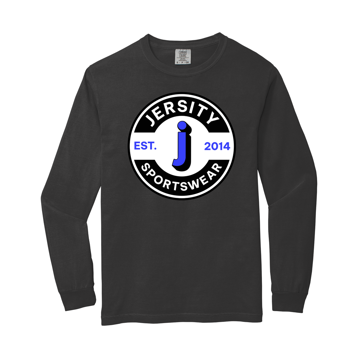 Jersity circle - Comfort Colors Heavyweight Ring Spun Long Sleeve Tee