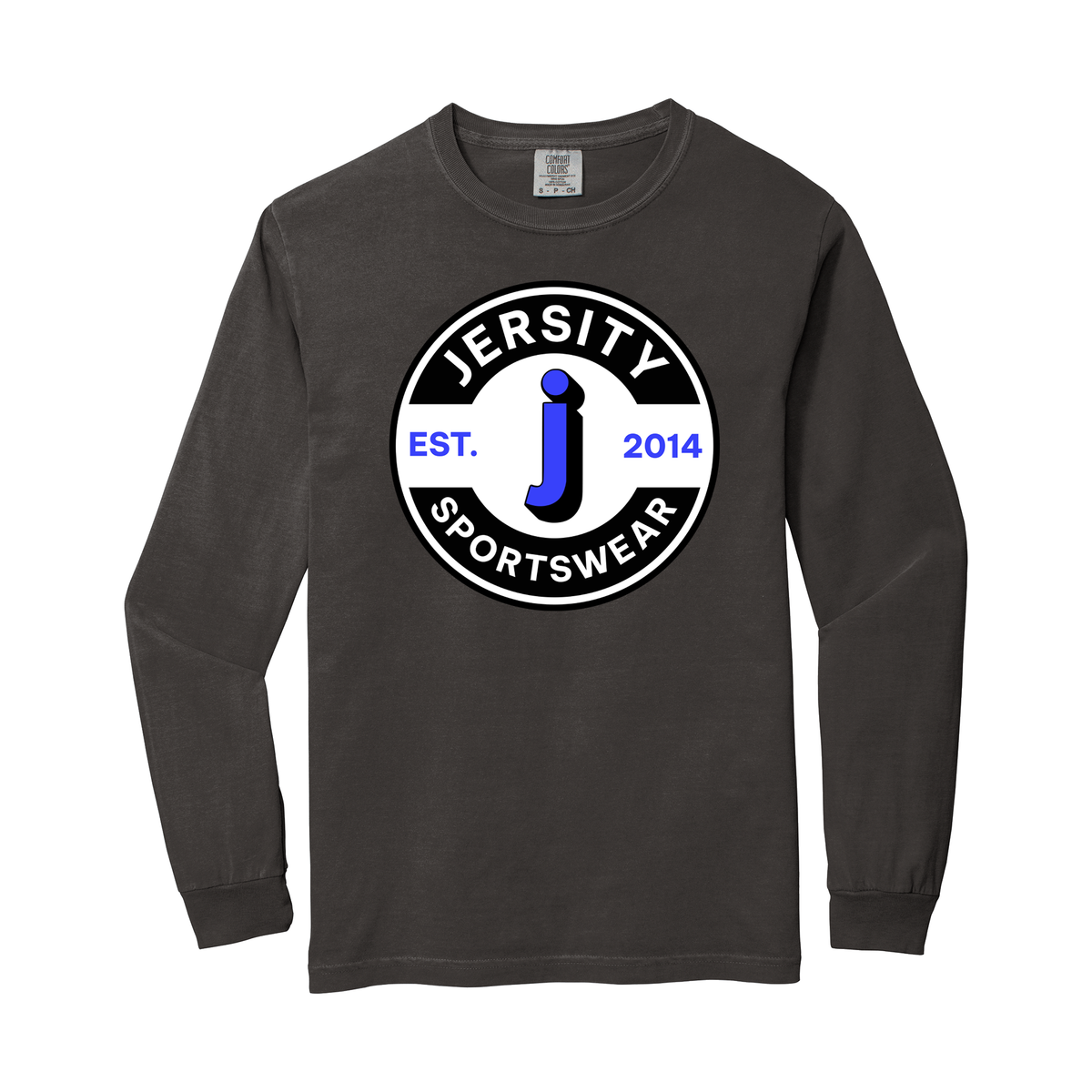 Jersity circle - Comfort Colors Heavyweight Ring Spun Long Sleeve Tee
