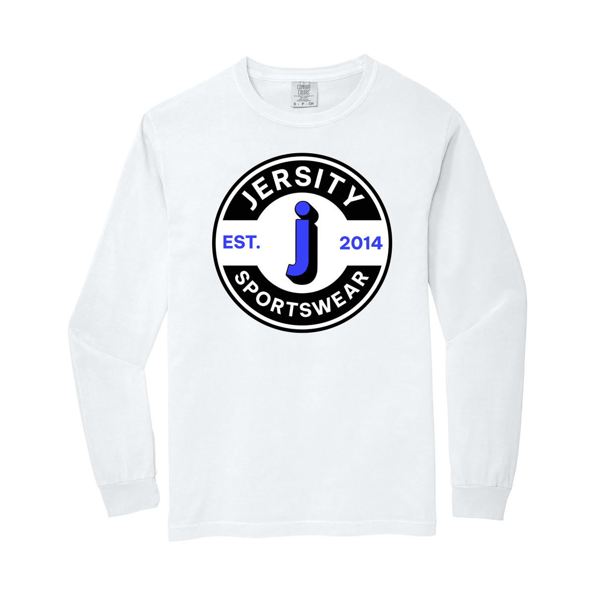 Jersity circle - Comfort Colors Heavyweight Ring Spun Long Sleeve Tee
