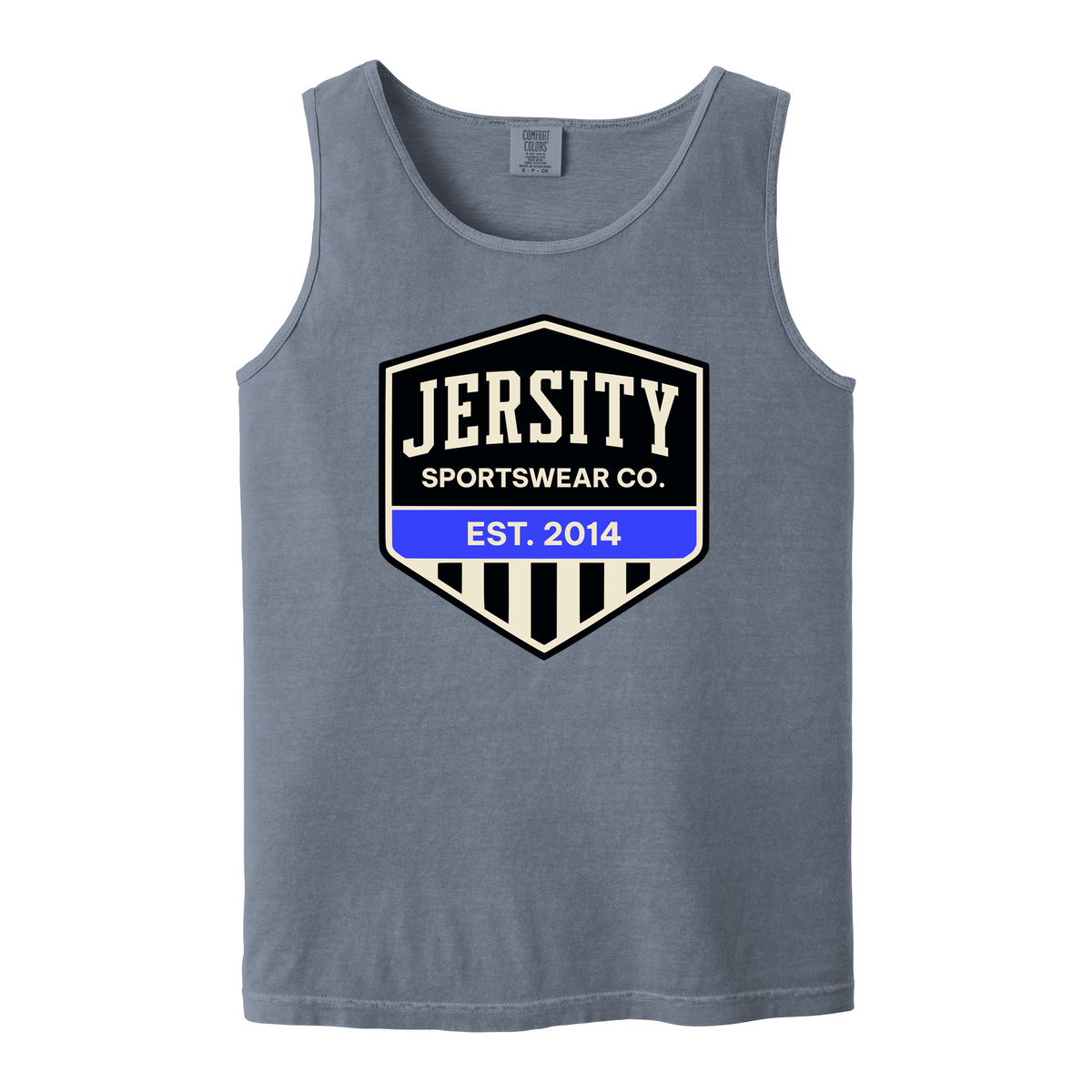 Jersity Vintage Shield - Comfort Colors Heavyweight Ring Spun Tank Top