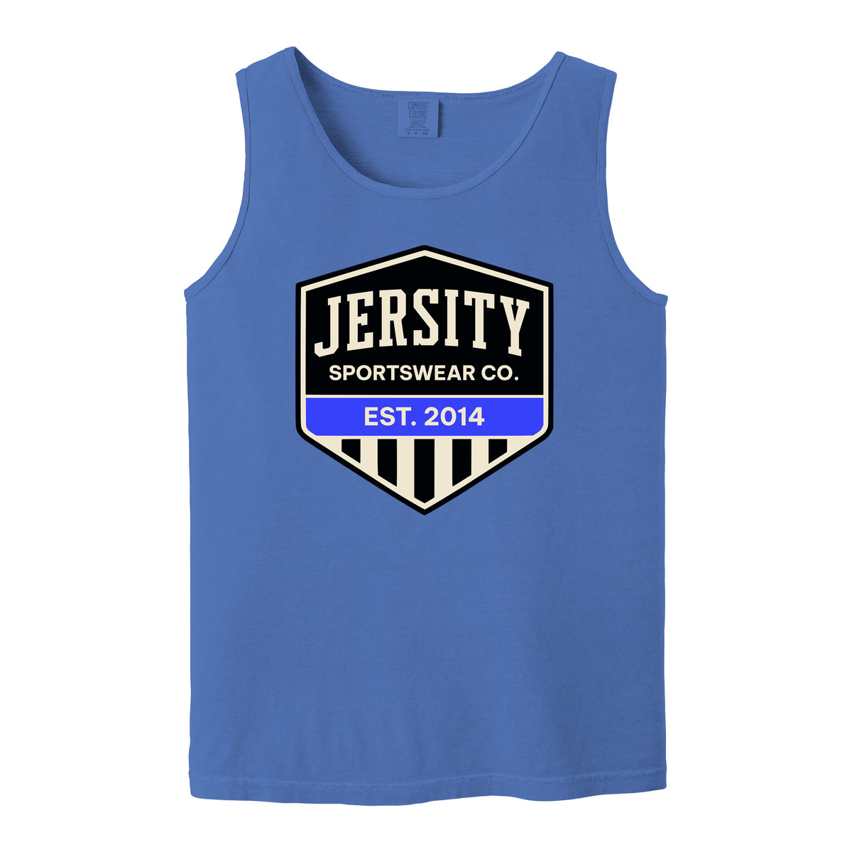 Jersity Vintage Shield - Comfort Colors Heavyweight Ring Spun Tank Top