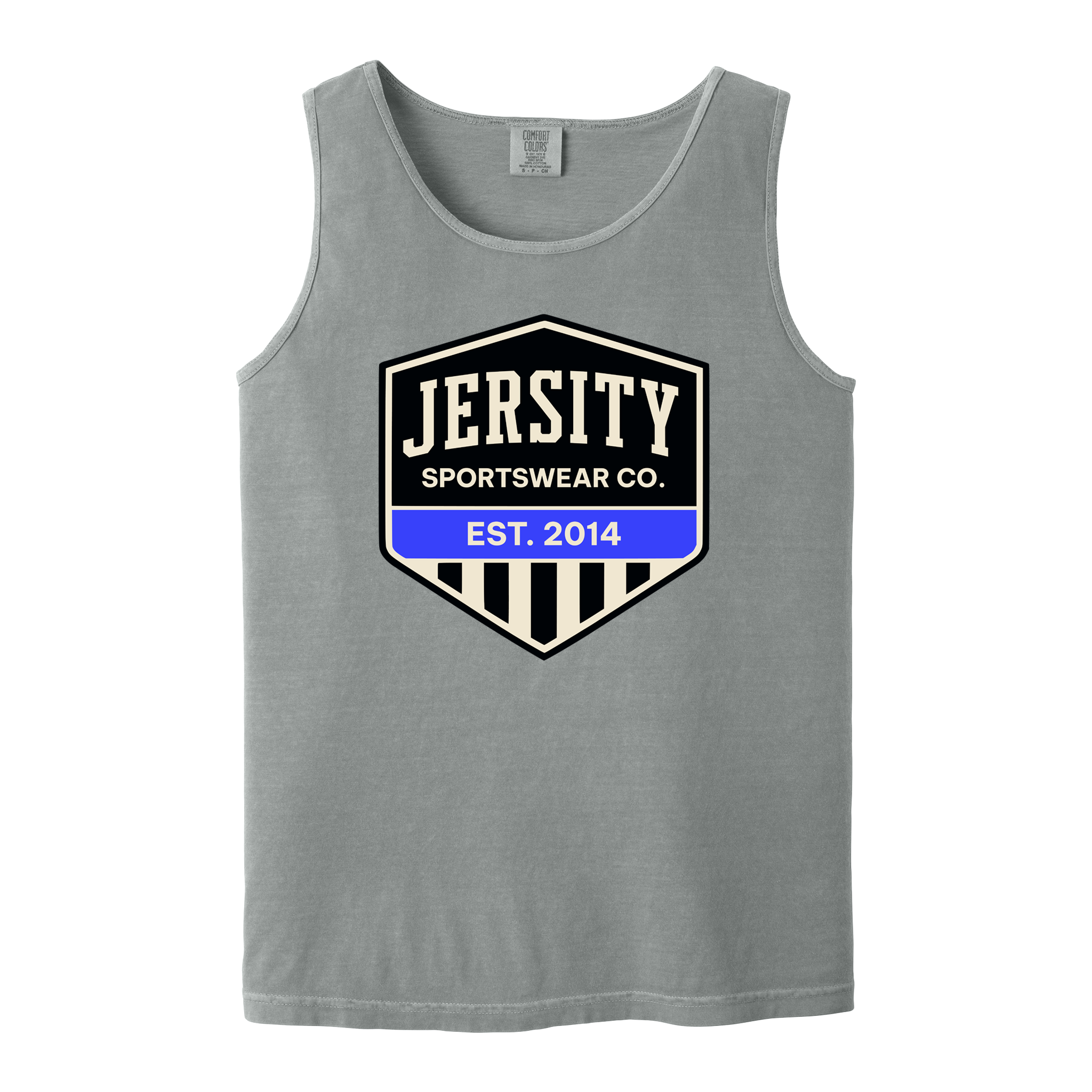 Jersity Vintage Shield - Comfort Colors Heavyweight Ring Spun Tank Top
