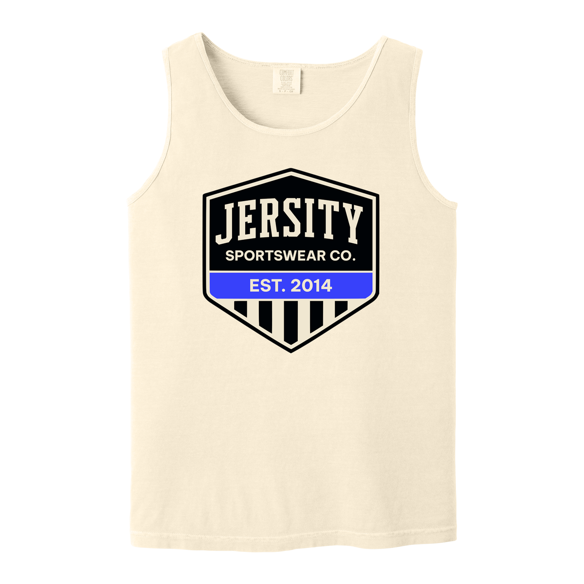 Jersity Vintage Shield - Comfort Colors Heavyweight Ring Spun Tank Top