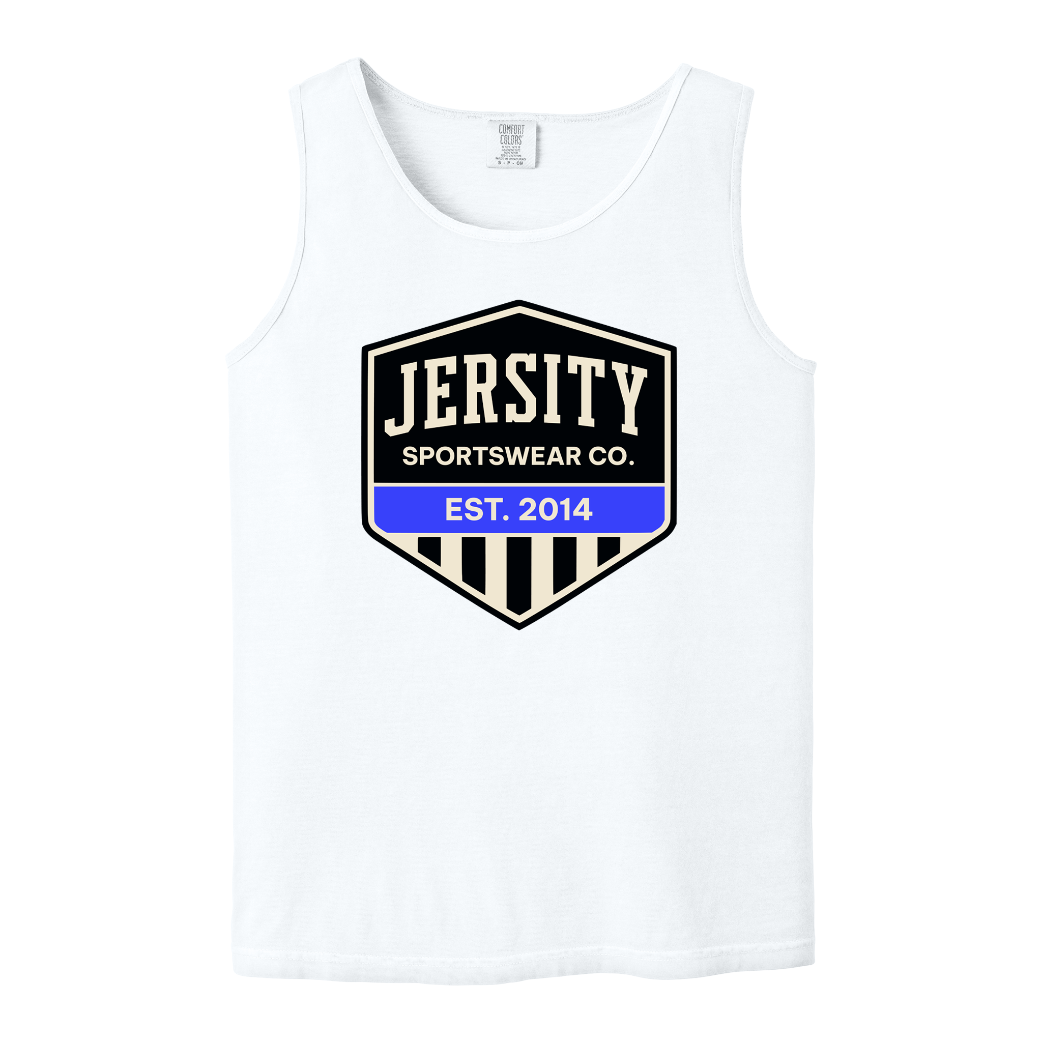 Jersity Vintage Shield - Comfort Colors Heavyweight Ring Spun Tank Top