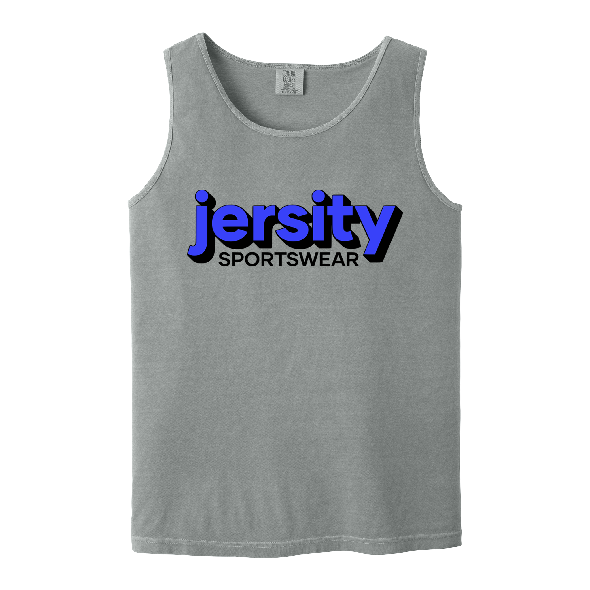 Jersity Wordmark - Comfort Colors Heavyweight Ring Spun Tank Top