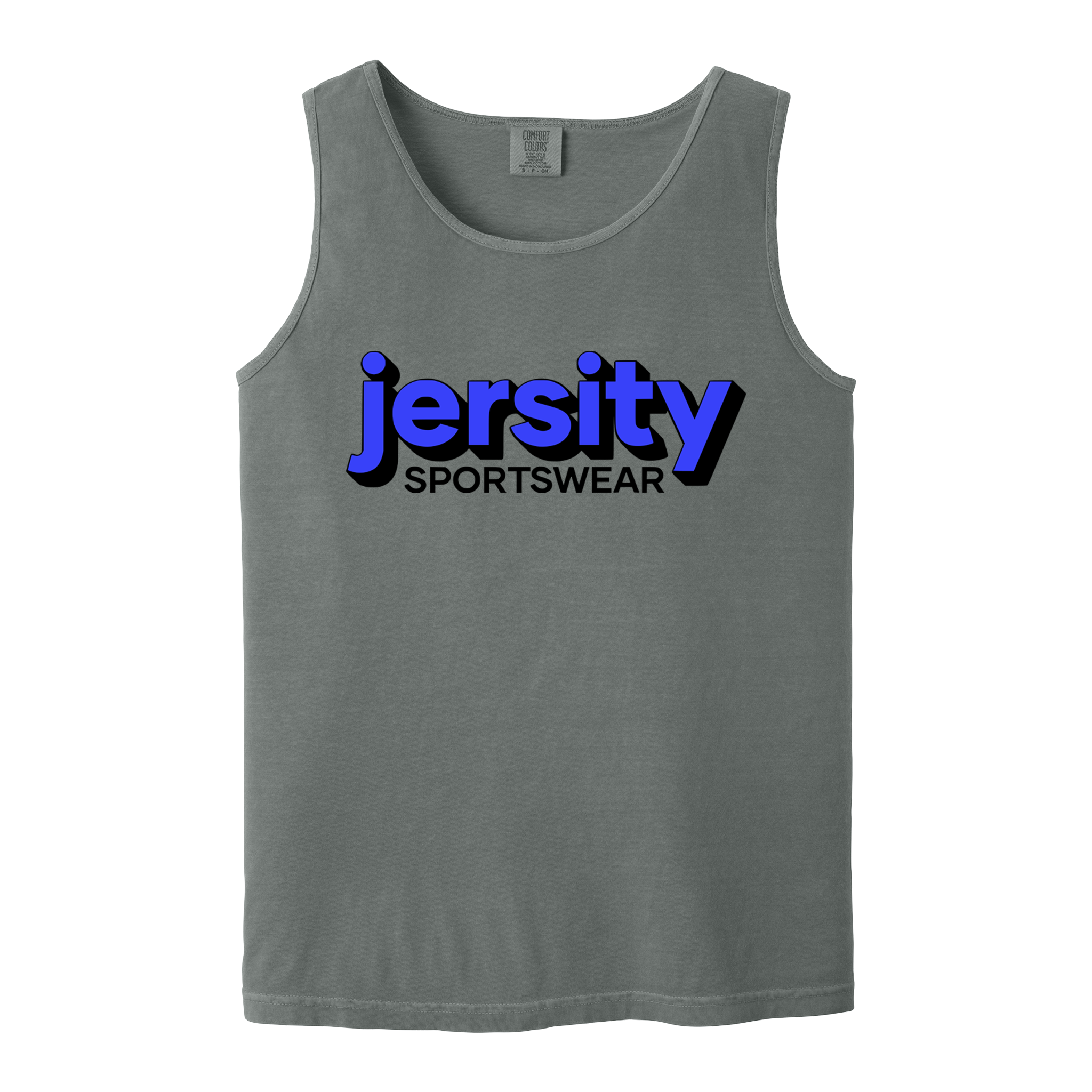 Jersity Wordmark - Comfort Colors Heavyweight Ring Spun Tank Top