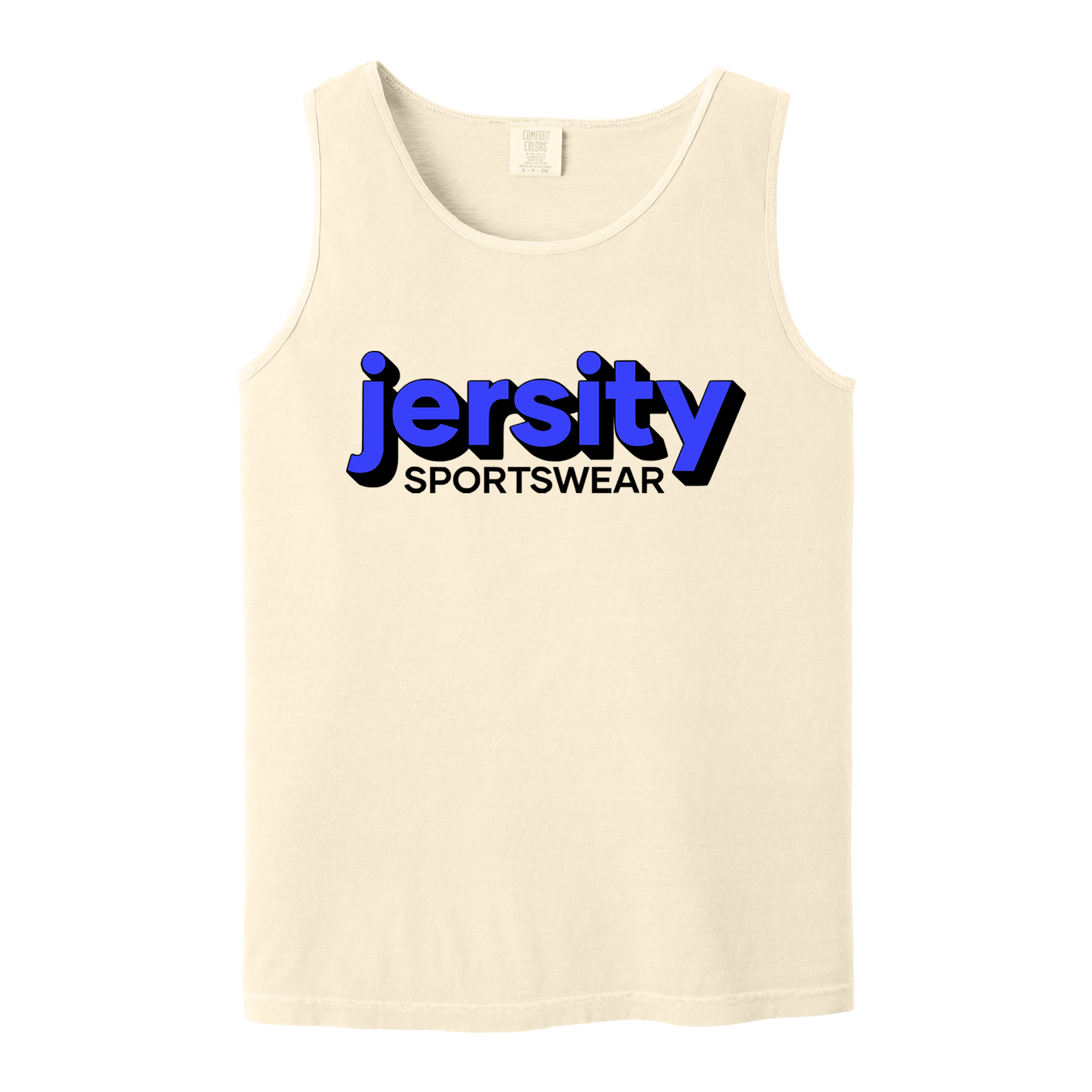 Jersity Wordmark - Comfort Colors Heavyweight Ring Spun Tank Top