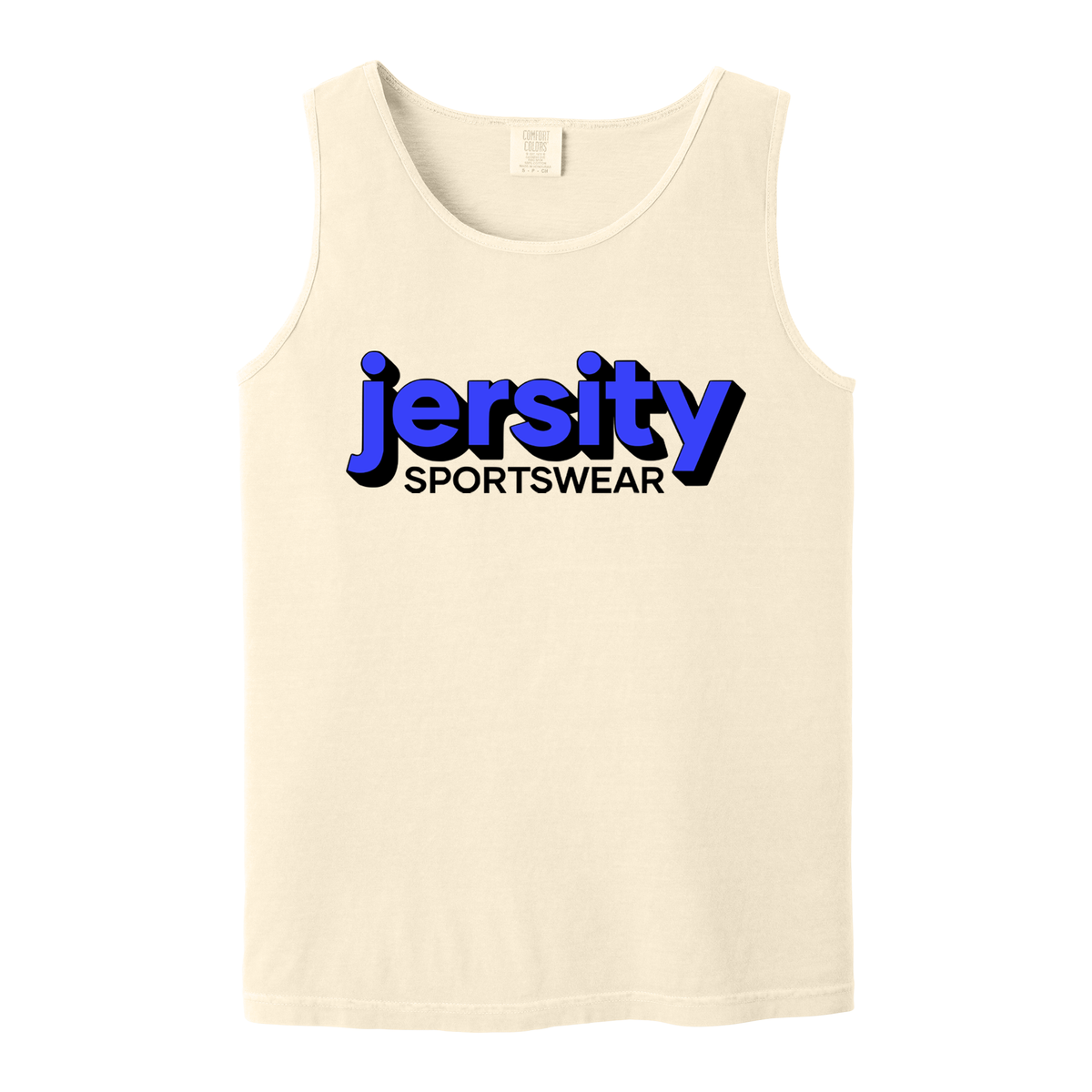 Jersity Wordmark - Comfort Colors Heavyweight Ring Spun Tank Top
