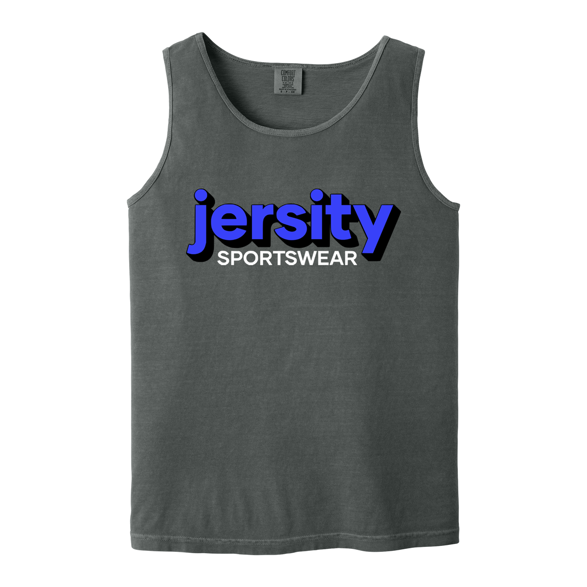 Jersity Wordmark - Comfort Colors Heavyweight Ring Spun Tank Top
