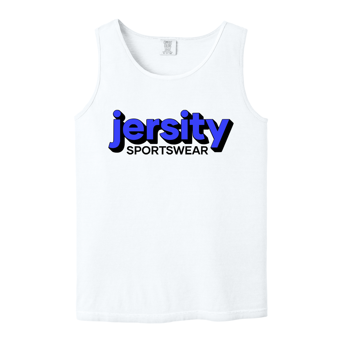 Jersity Wordmark - Comfort Colors Heavyweight Ring Spun Tank Top