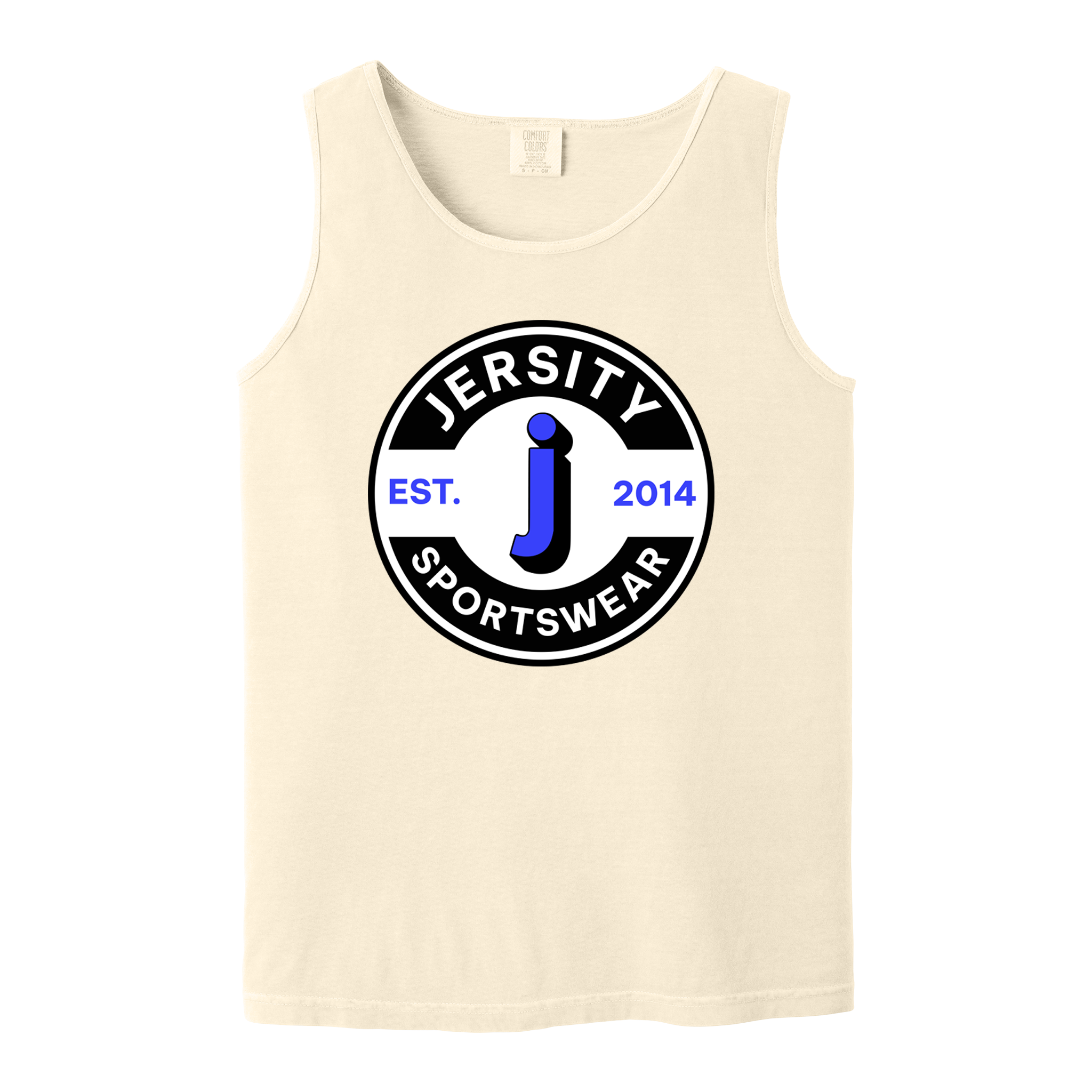Jersity circle - Comfort Colors Heavyweight Ring Spun Tank Top