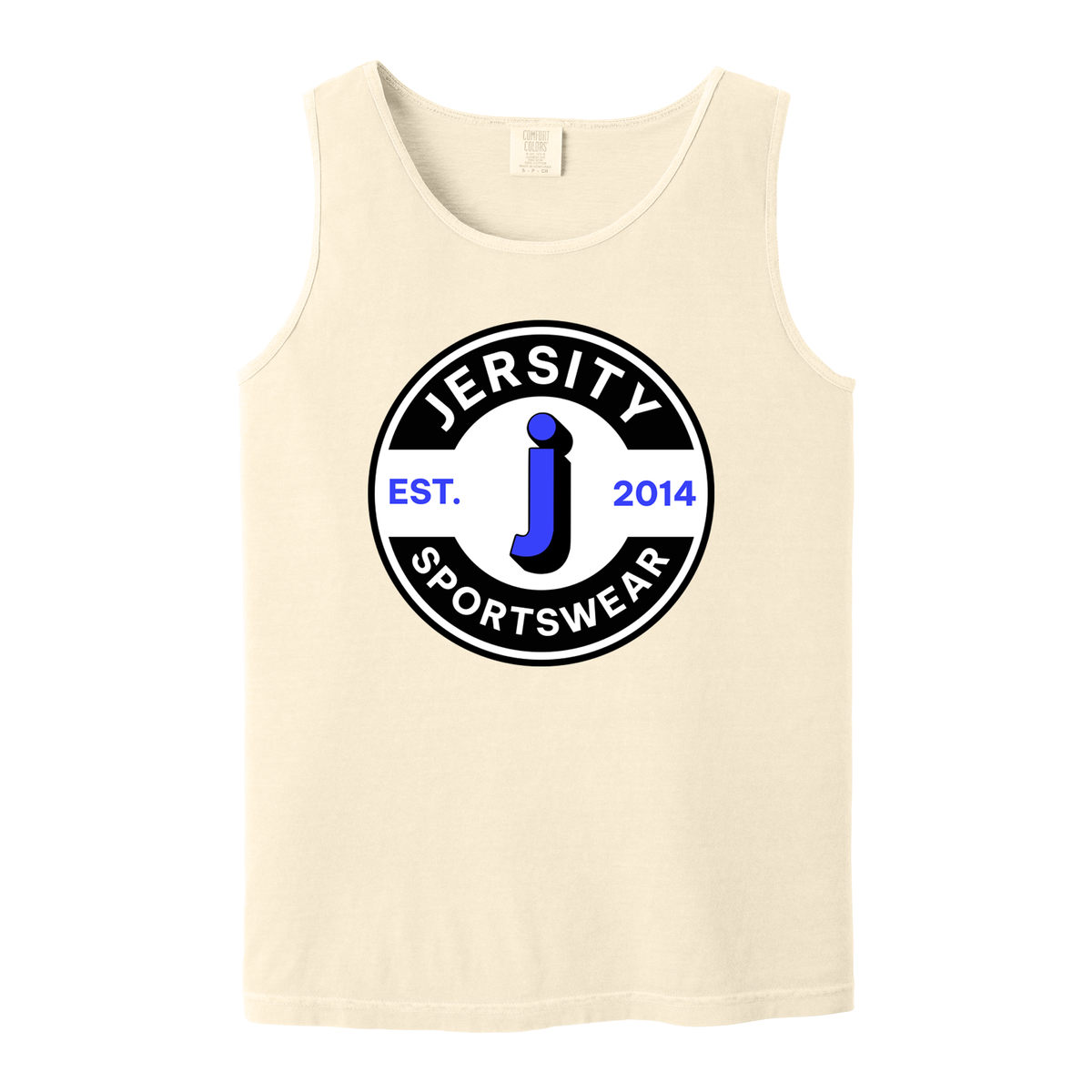 Jersity circle - Comfort Colors Heavyweight Ring Spun Tank Top