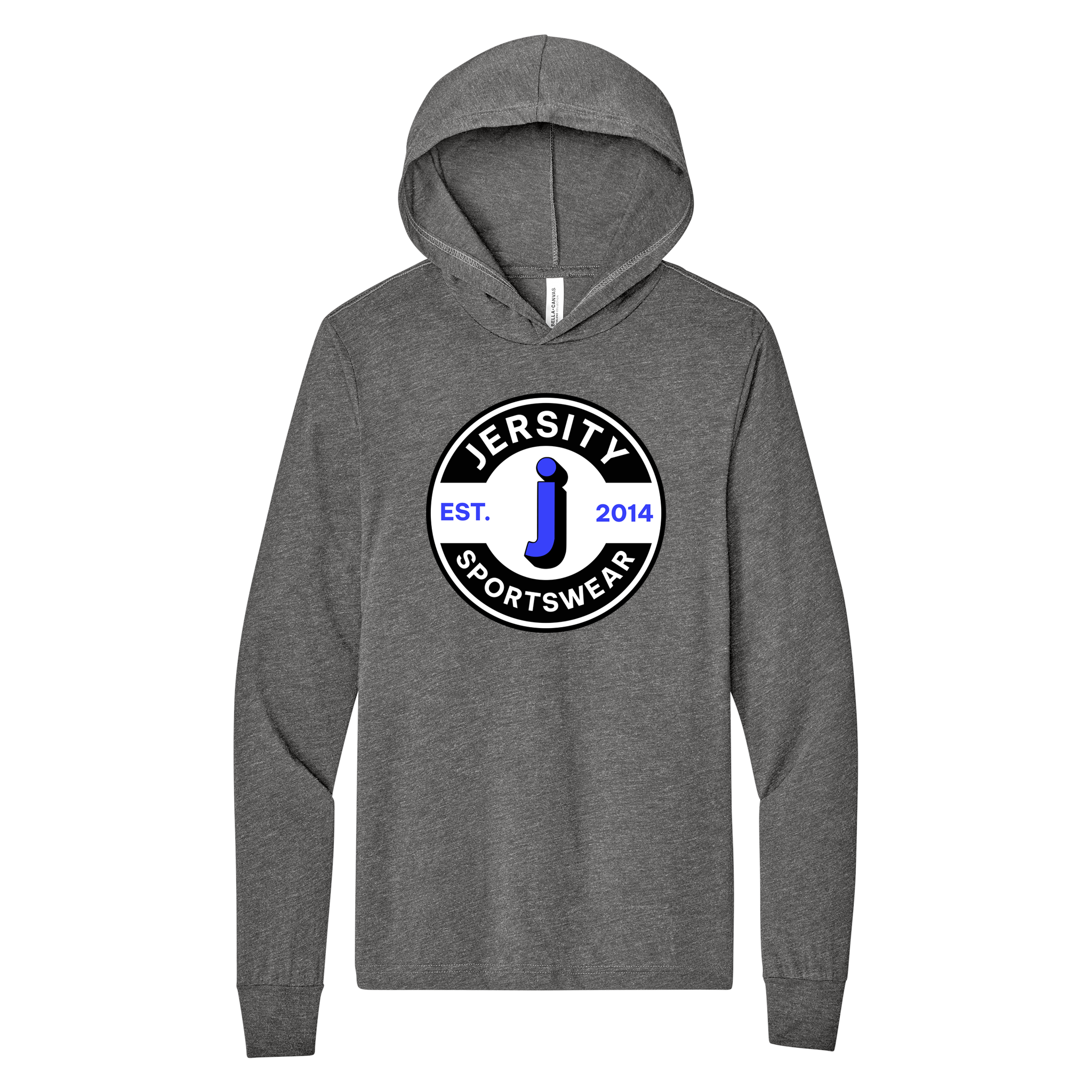 Jersity circle - BELLA+CANVAS Unisex Jersey Long Sleeve Hoodie