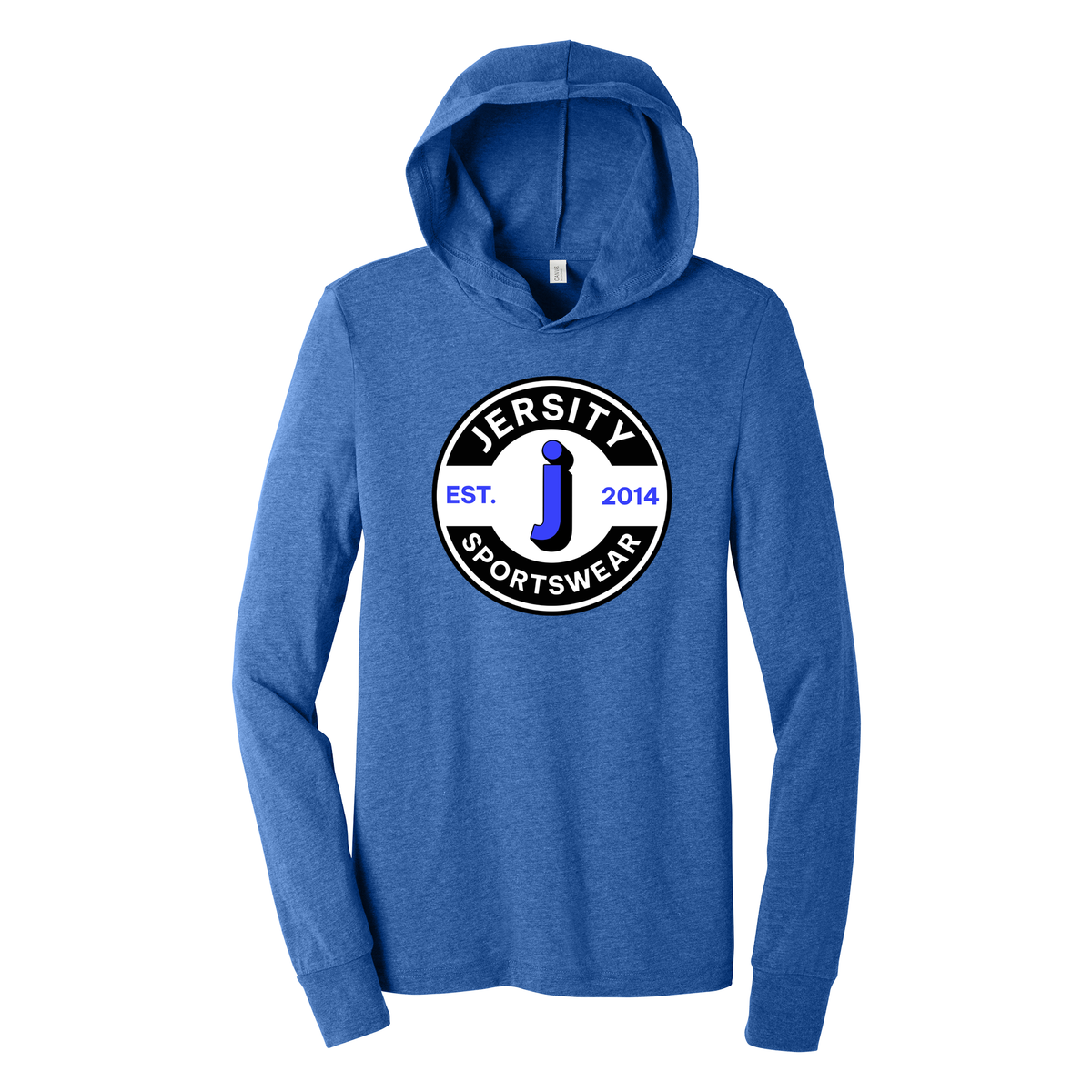 Jersity circle - BELLA+CANVAS Unisex Jersey Long Sleeve Hoodie
