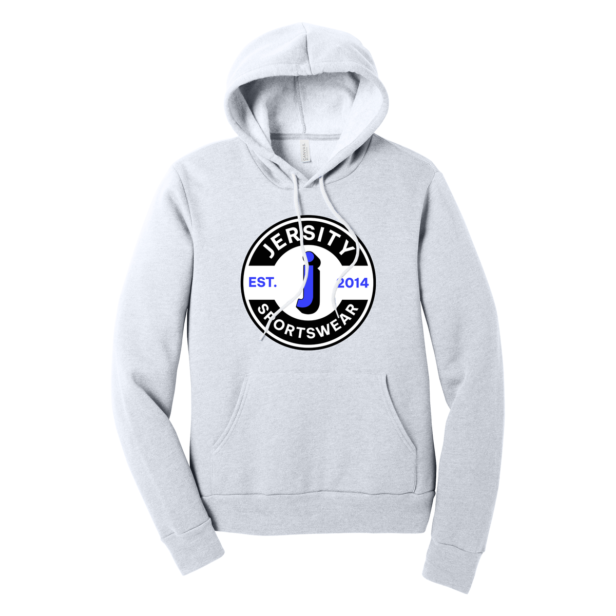 Jersity Circle - BELLA+CANVAS Unisex Sponge Fleece Pullover Hoodie