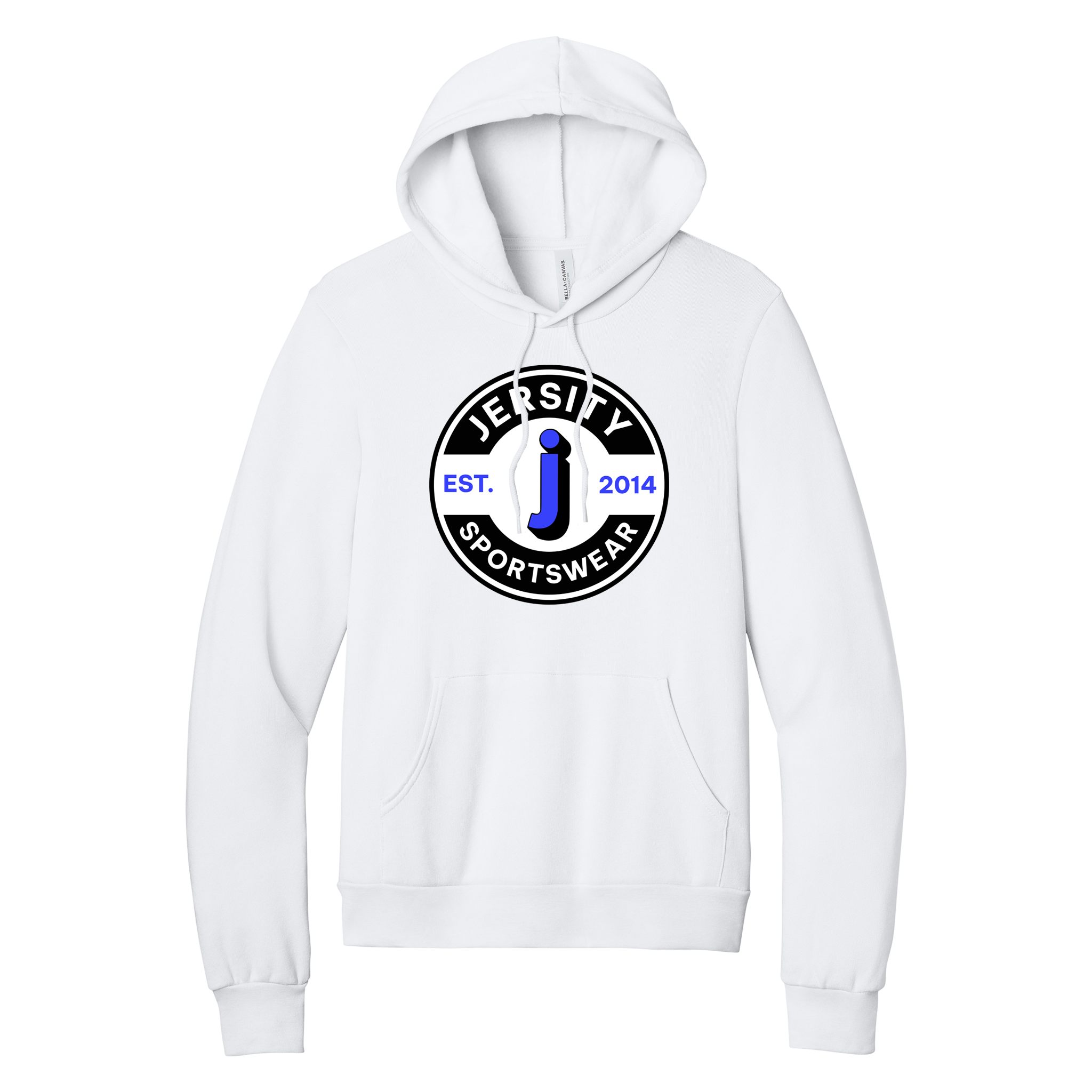 Jersity Circle - BELLA+CANVAS Unisex Sponge Fleece Pullover Hoodie