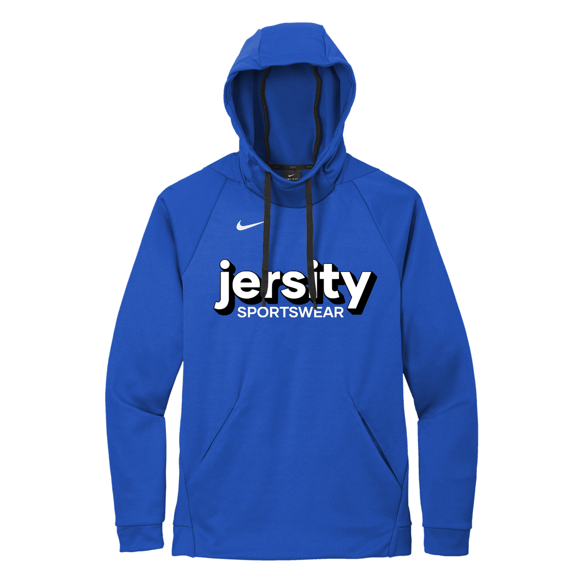 Jersity Wordmark - Nike Therma-FIT Pullover Fleece Hoodie