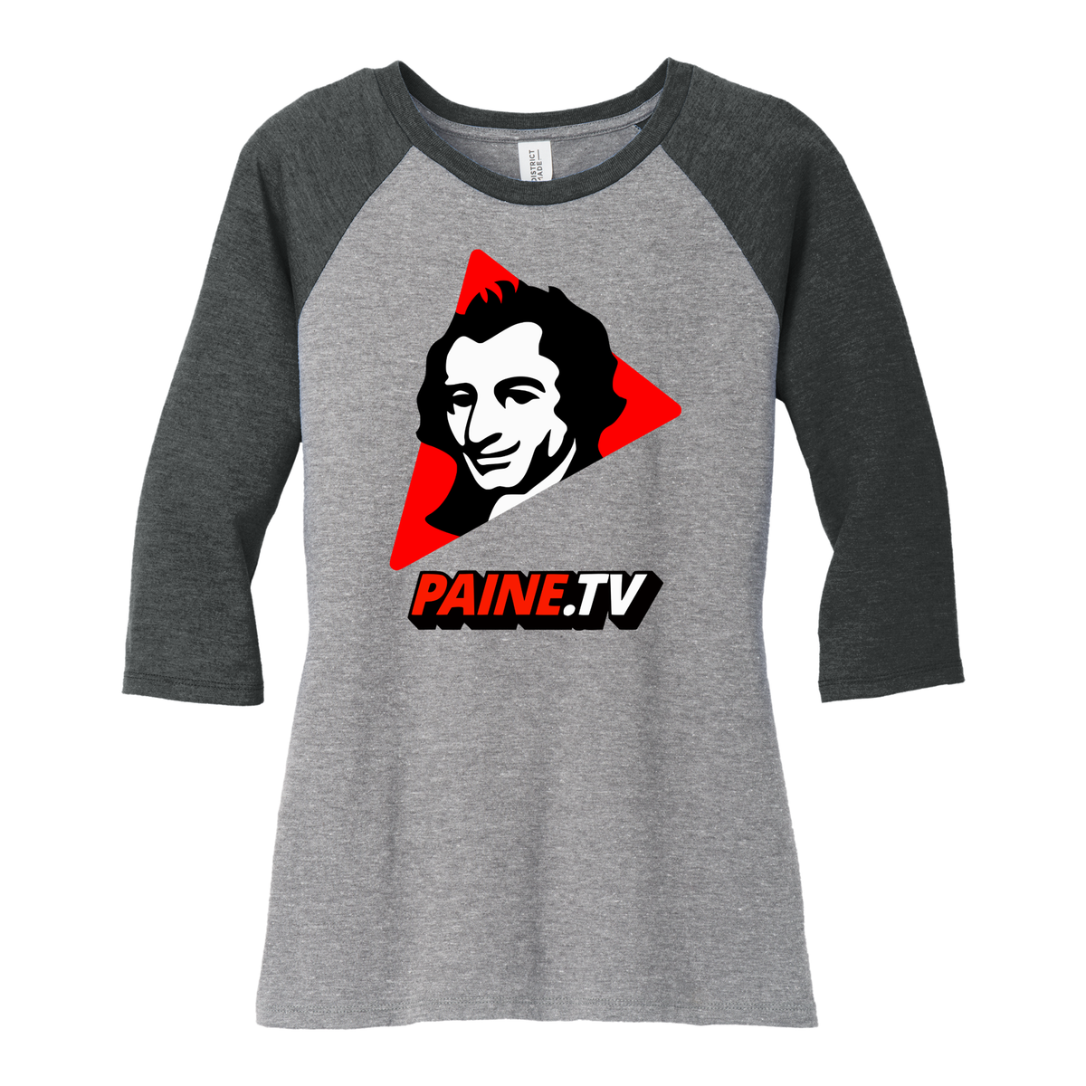 Paine.TV - District Women’s Perfect Tri 3/4-Sleeve Raglan
